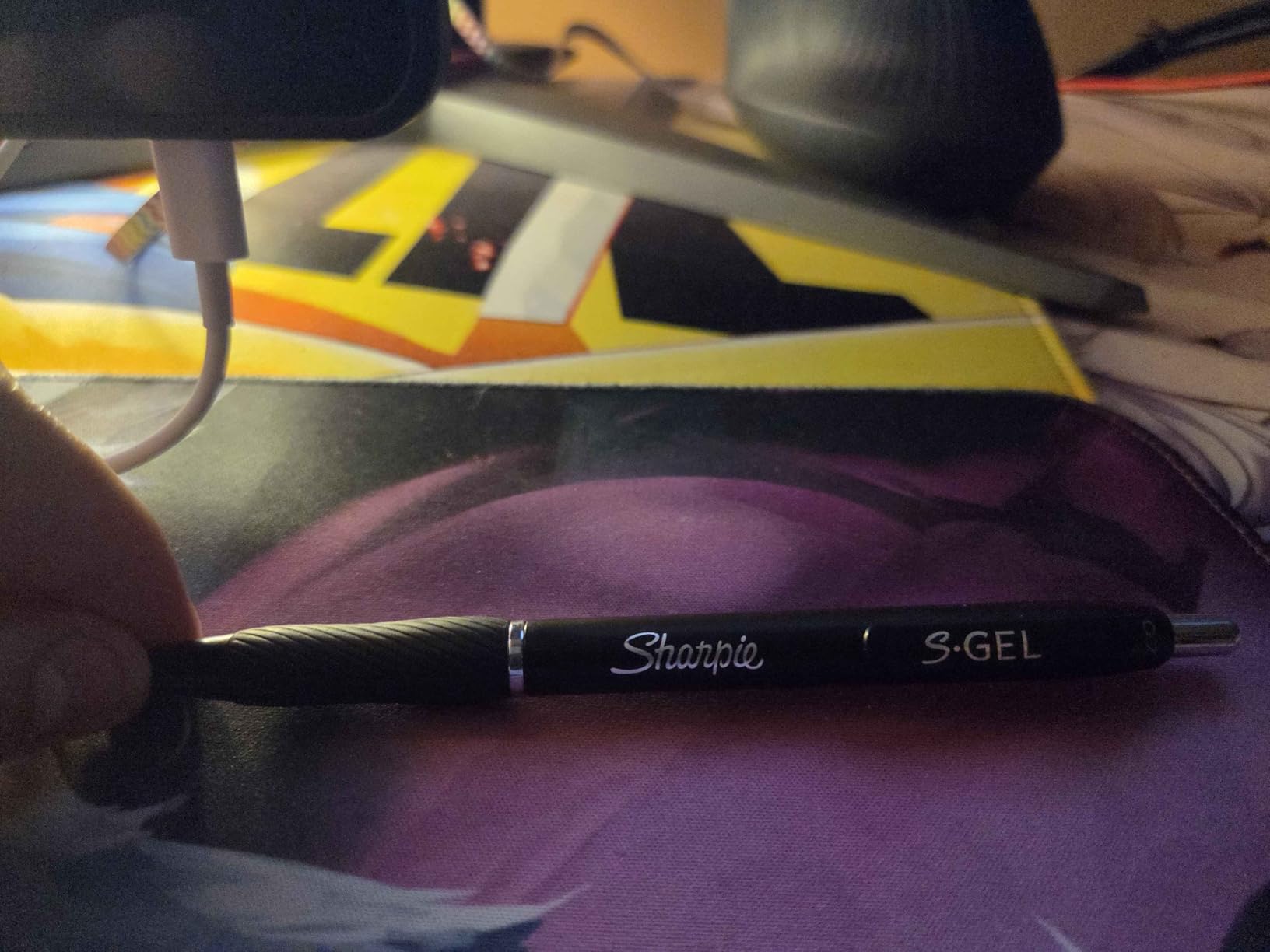 Sharpie S-Gel Gel Pens, Black Barrel, Medium Point (0.7mm), Black Gel Ink, 12 Count - Home, Office, School, Journaling, Writing, Note-Taking customer photo 1
