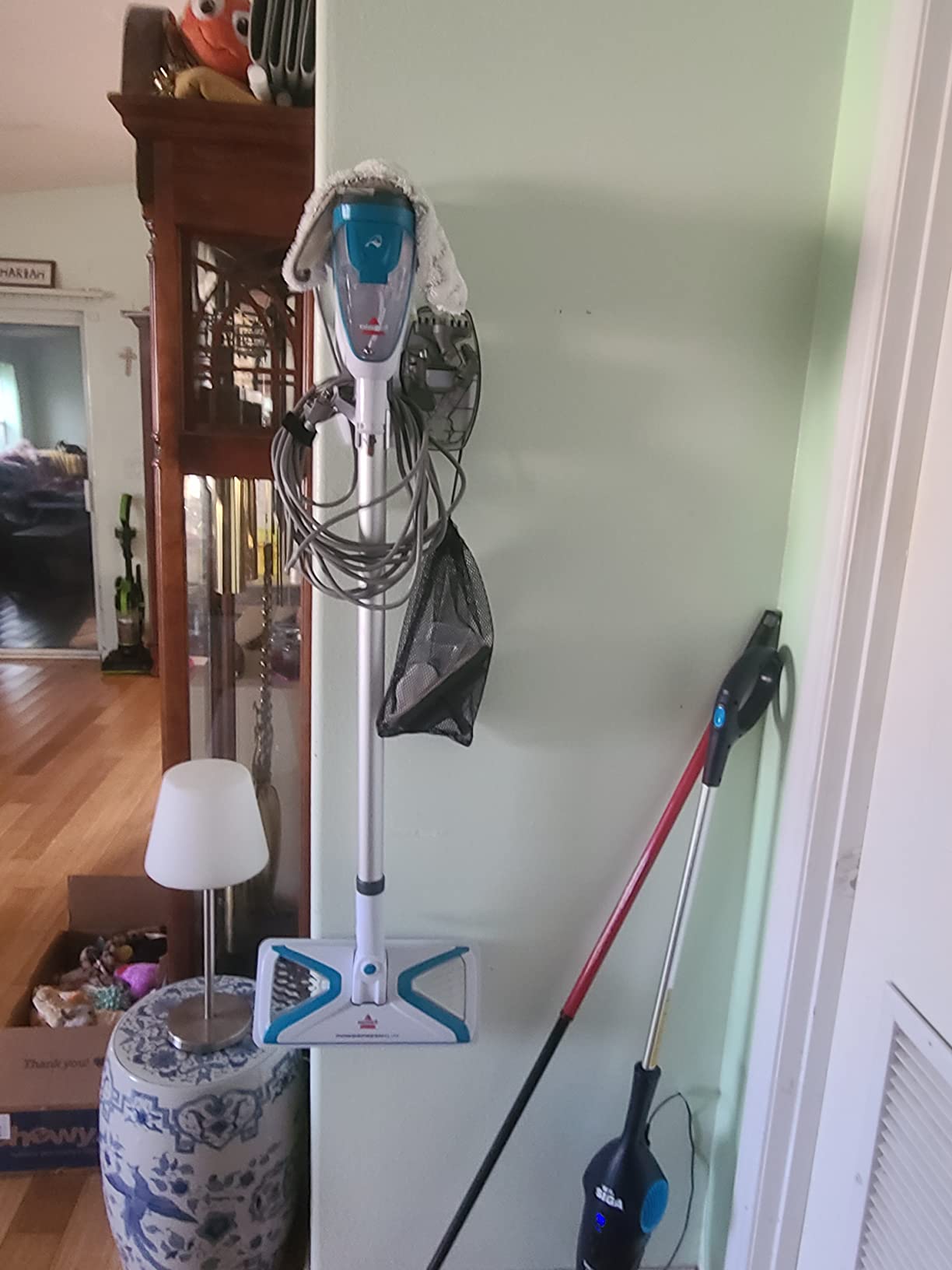BISSELL PowerSteamer Heavy Duty 3-in-1 Steam Mop and Handheld SteamShot for Indoor & Outdoor, Garage, Workshop, Auto, Boat, RV, Windows, Outdoor Furniture and Decks, 2685A customer photo 2