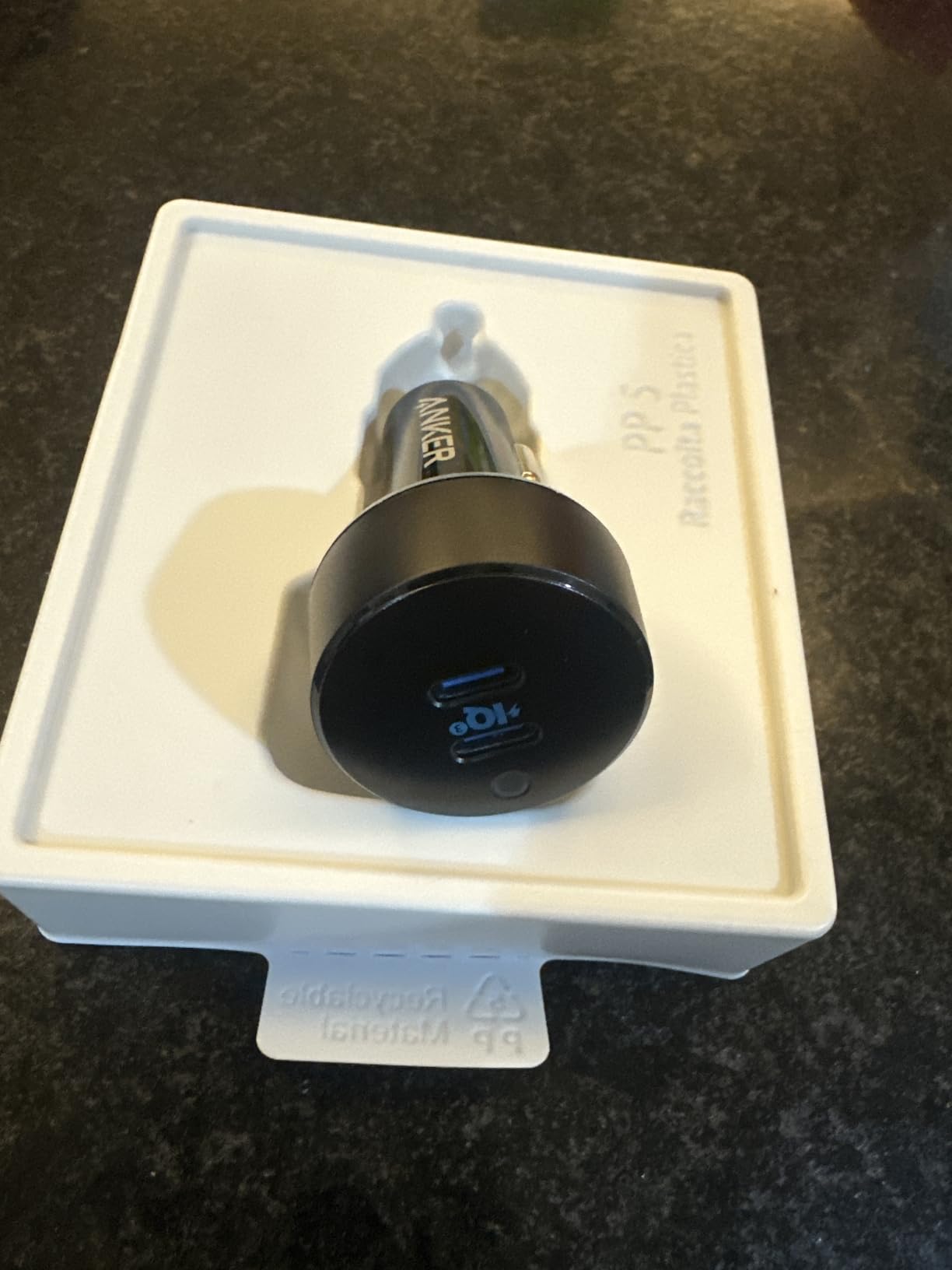 Anker USB C Car Charger, 40W 2-Port PowerIQ 3.0 Type C Adapter, iPhone 17 Car Charger, PowerDrive III Duo with Power Delivery for iPhone 17/17 Pro Max/16/15/14 Series, Galaxy S24/23, AirPods and More customer photo 1