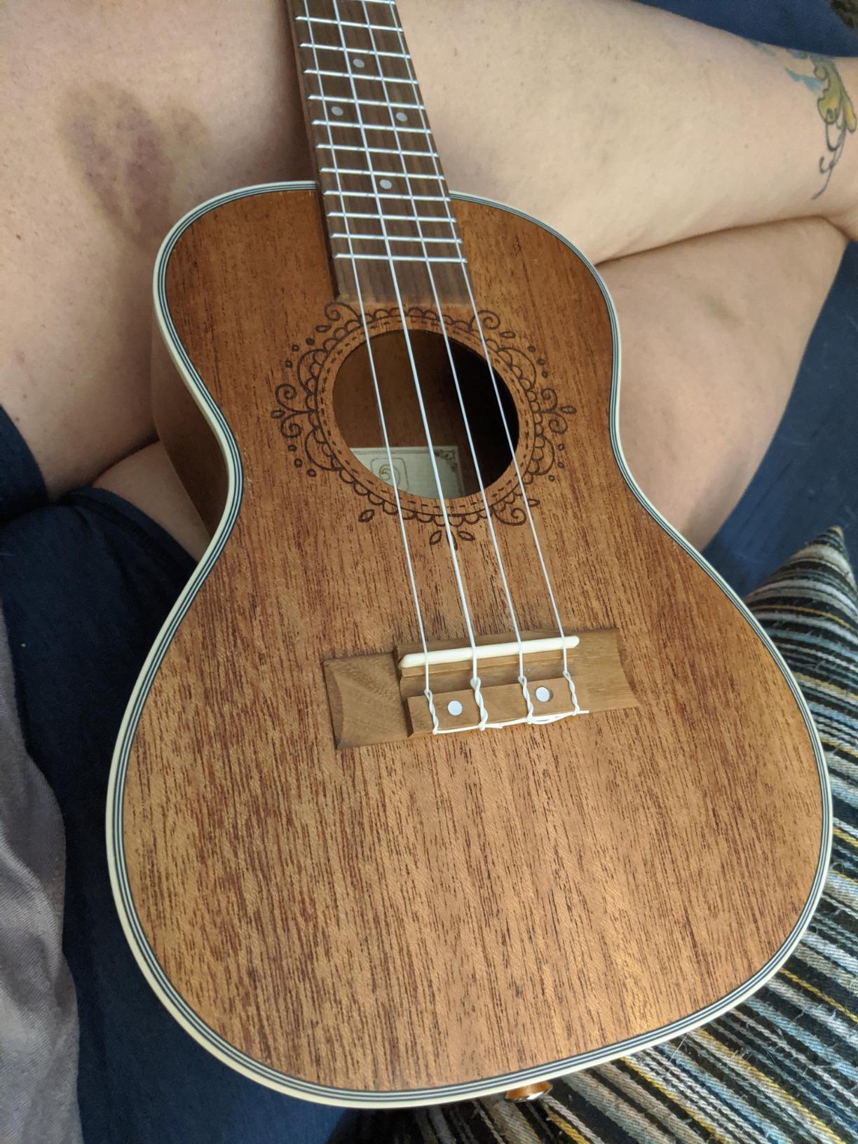 Vangoa Ukulele Concert Mahogany Bundle 23 inch Ukelele for Beginners Adults Professional Four String Wooden Hawaiian Starter Uke Kit customer photo 2