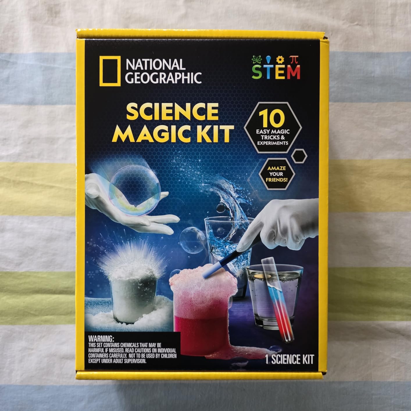 Blue Marble National Geographic Magic Chemistry Set - Science Kit for Kids with 10 Amazing Magic Tricks customer photo 2