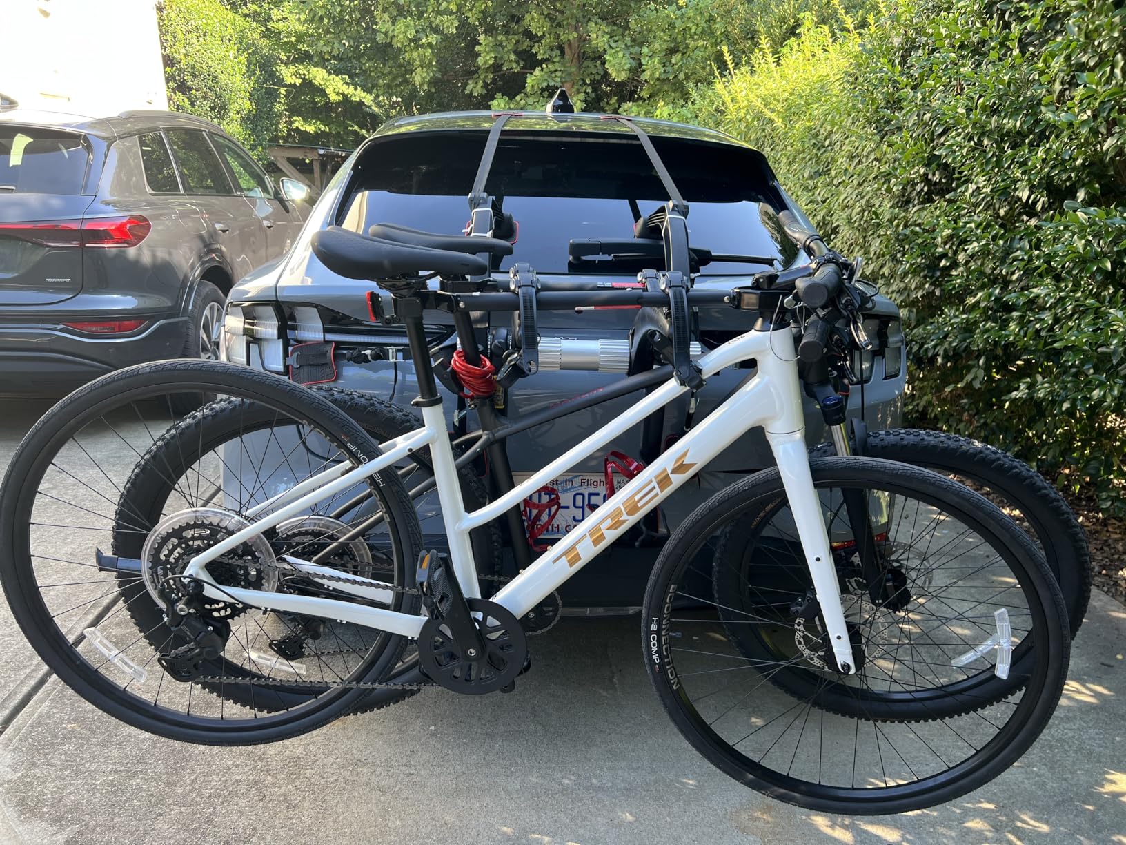 Saris Bones EX 2-Bike Trunk Rack Bicycle Carrier customer photo 1