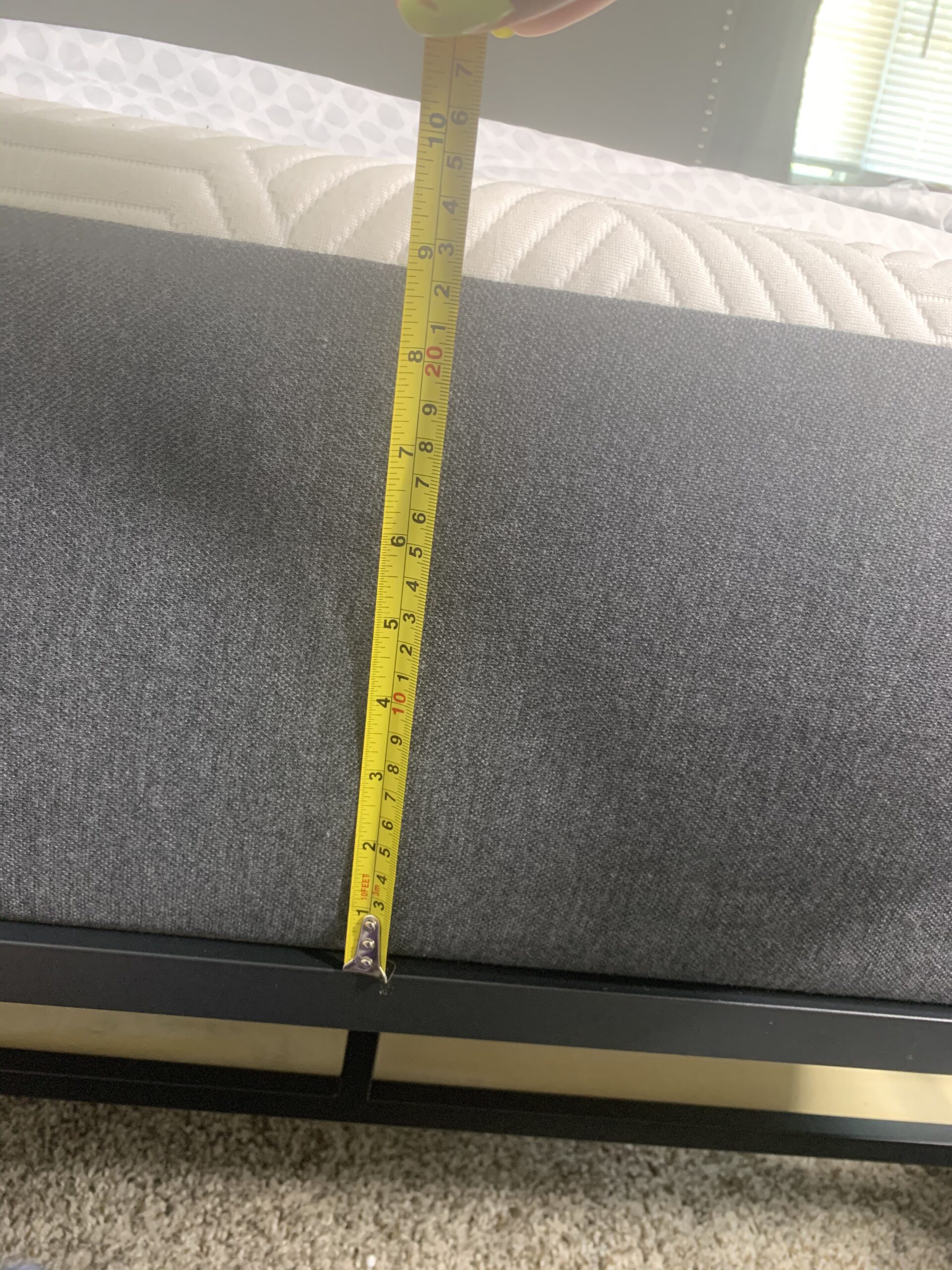 Lucid 10 Inch Plush Gel Memory Foam Mattress - Bamboo Charcoal & Cooling Gel - Fiberglass Free - Bed in a Box - CertiPUR-US Certified - Queen Size customer photo 2