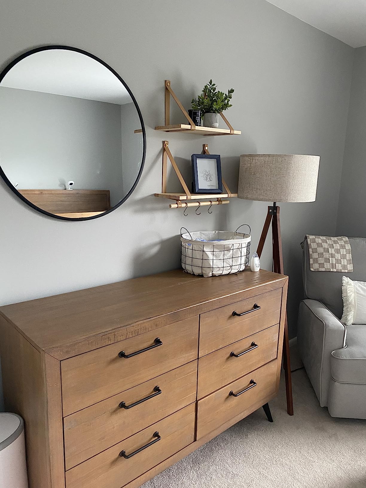 Evolur Stilnovo Mid Century Dresser, in Sugar Cane customer photo 1