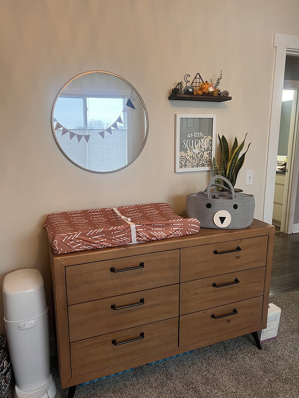 Evolur Stilnovo Mid Century Dresser, in Sugar Cane customer photo 2