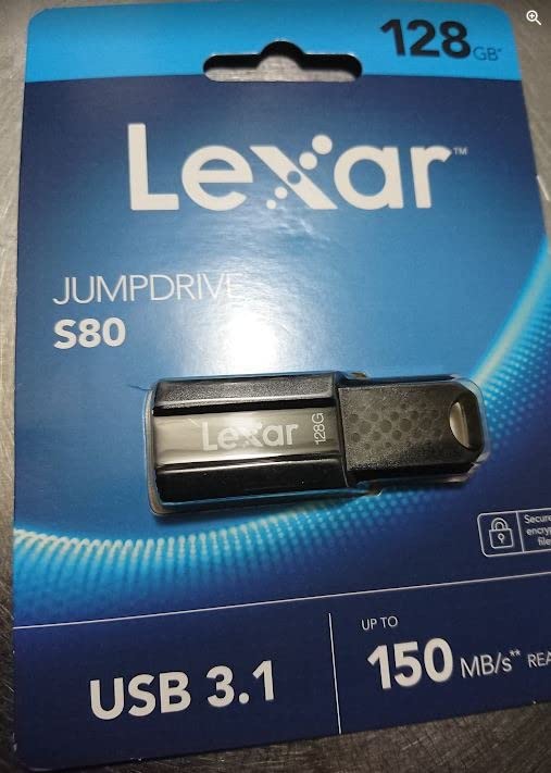 Lexar 256GB JumpDrive S80 USB 3.2 Gen 1 Flash Drive, Up to 150MB/s Read, Black (LJDS080256G-BNBNU) customer photo 2