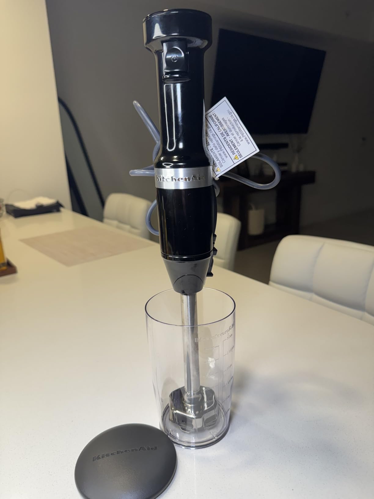 KitchenAid Variable Speed Corded Hand Blender KHBV53, Charcoal Grey customer photo 1