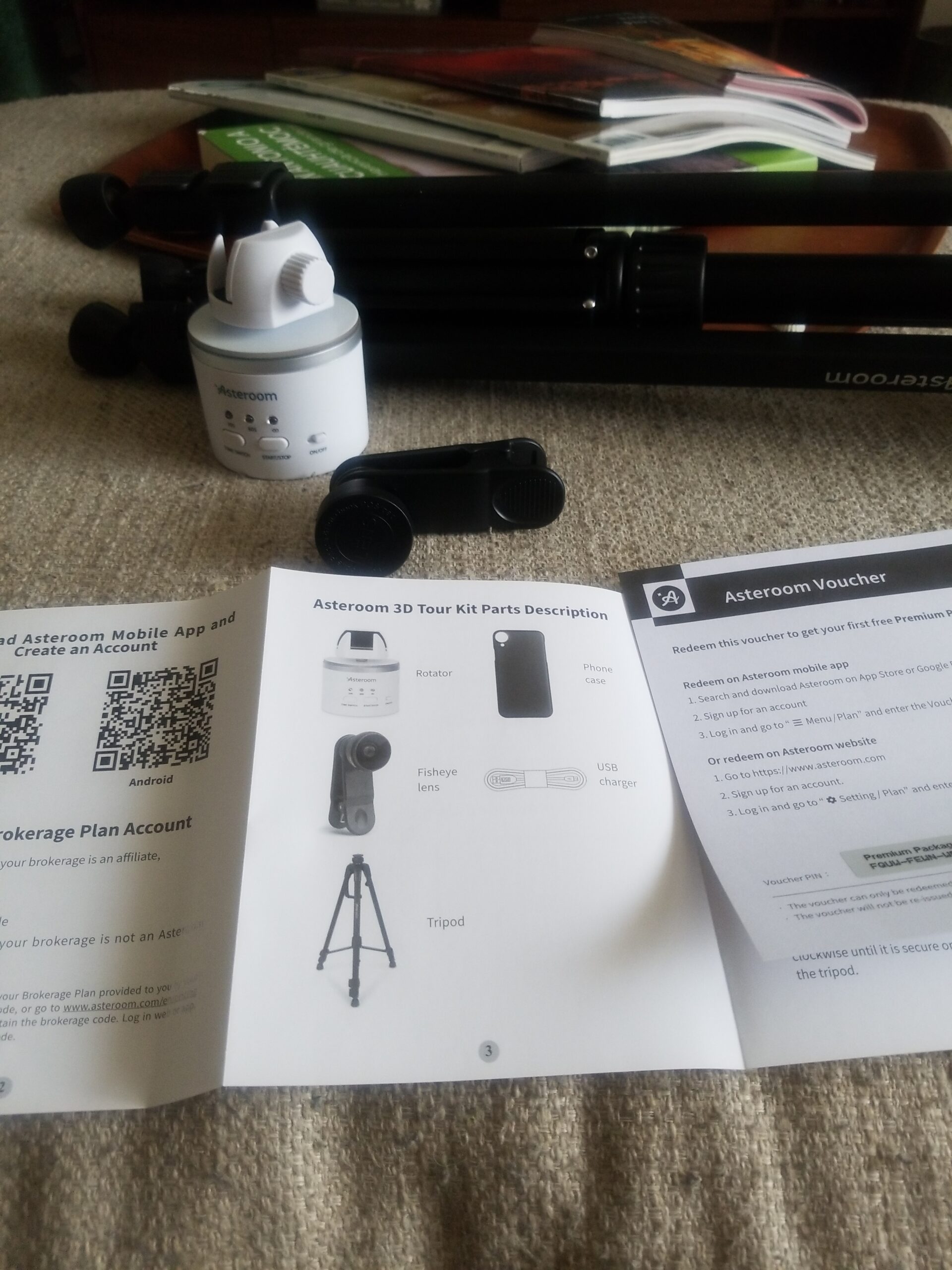 360 Camera 3D Virtual Tour Real Estate Kit - Gear Includes: Tripod, Digital Camera Rotator, Fisheye Cam Lens (Asteroom Phone Case Not Included) customer photo 2