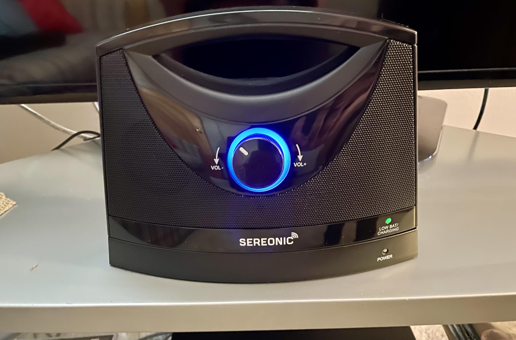 SEREONIC Portable Wireless Speakers for Smart TV - Ideal for TV Watching Without The Blaring Volume - Designed for Hard of Hearing, Elderly, and Seniors - 100ft Range customer photo 2