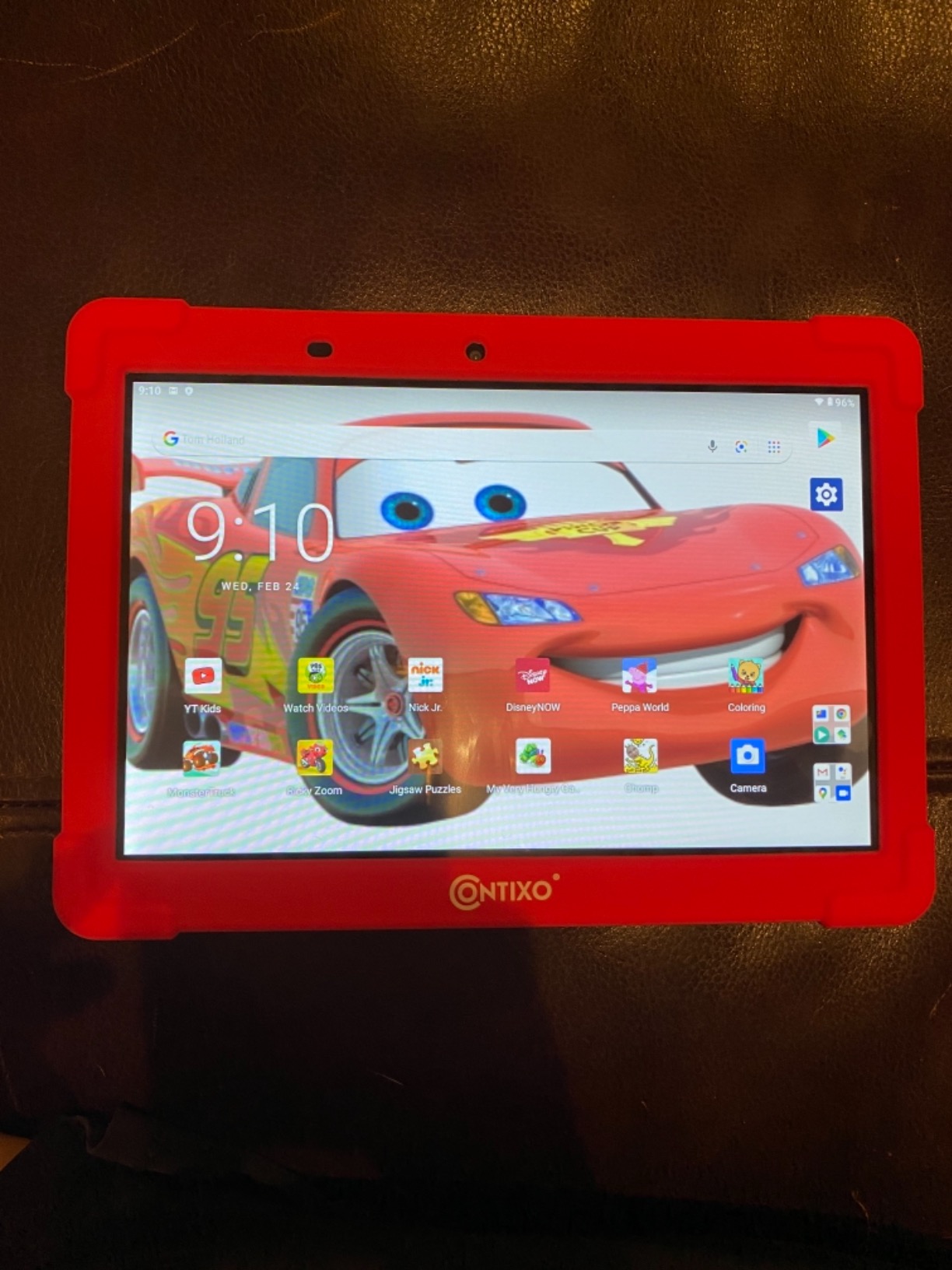Contixo 10-Inch Kids Tablet - Ages 3-12, 14+ Games and Educational Apps, 32GB Storage, Android, Parental Controls, Silicone Case w/Kickstand, STEM Learning Tablet for Older Kids - Pink customer photo 1