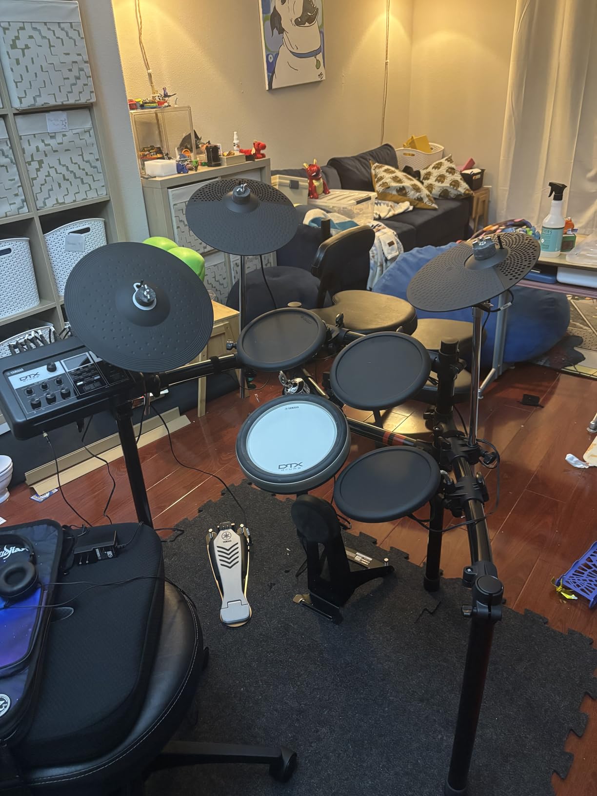 Yamaha DTX6K-X Electronic Drum Set with DTX-PRO Module, 70 Premium Customizable Kits, Kit Modifier Controls, USB Audio/MIDI, Silent Silicone Heads customer photo 1