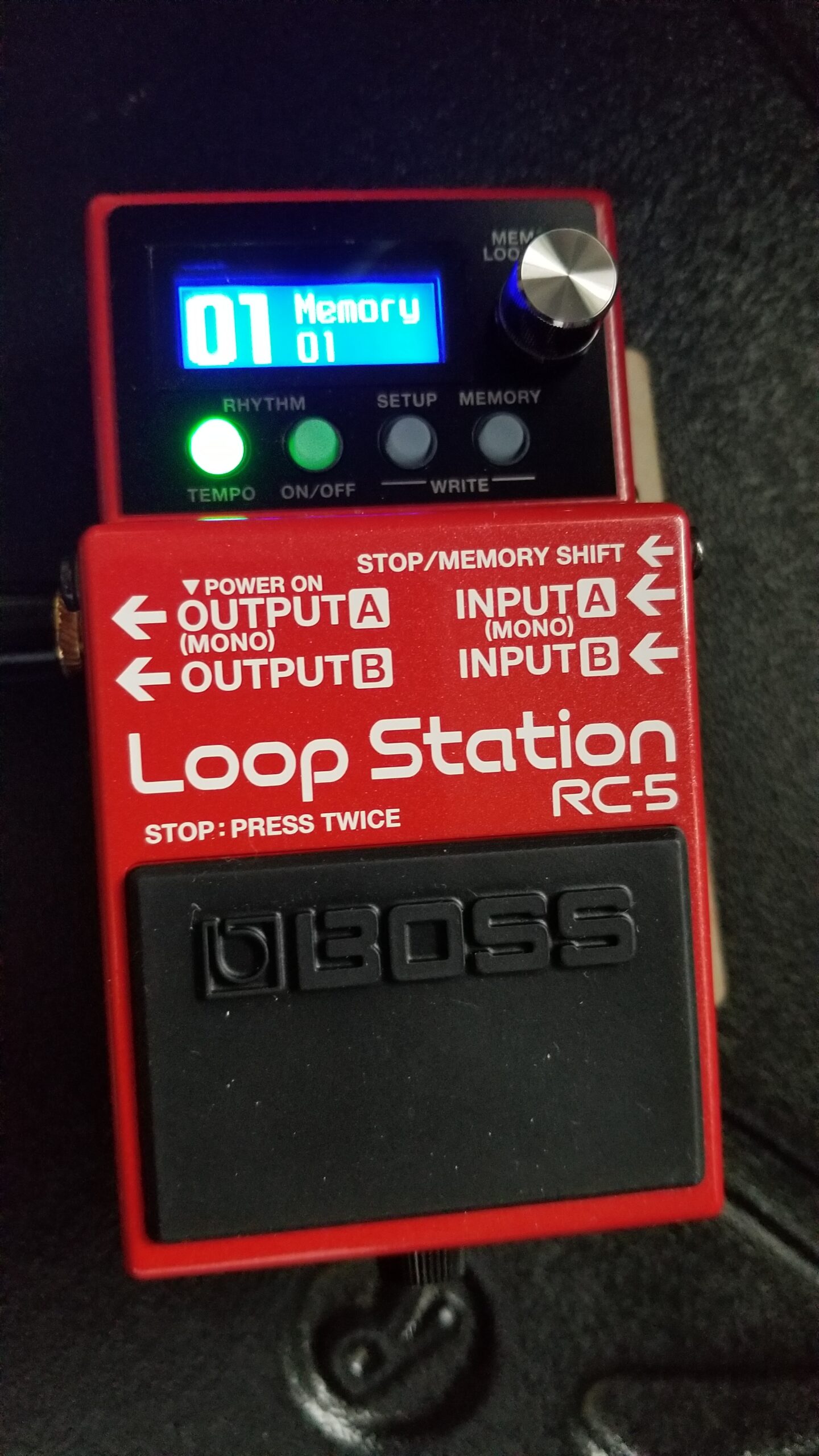 BOSS RC-5 Loop Station | Advanced Looping Features in a Compact Pedal | 32-Bit AD/DA and 32-bit Floating-Point Processing | 13 Hours Record Time customer photo 1