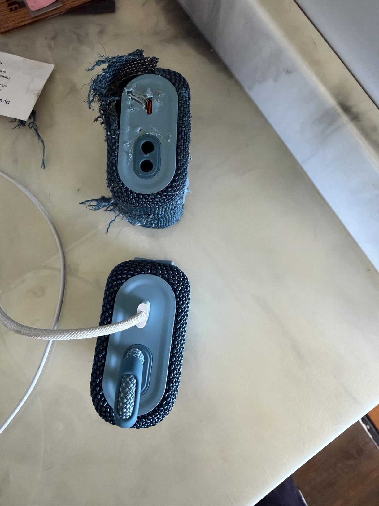 JBL Go 3 - Portable Mini Bluetooth Speaker, big audio and punchy bass, IP67 waterproof and dustproof, 5 hours of playtime (Black) customer photo 1
