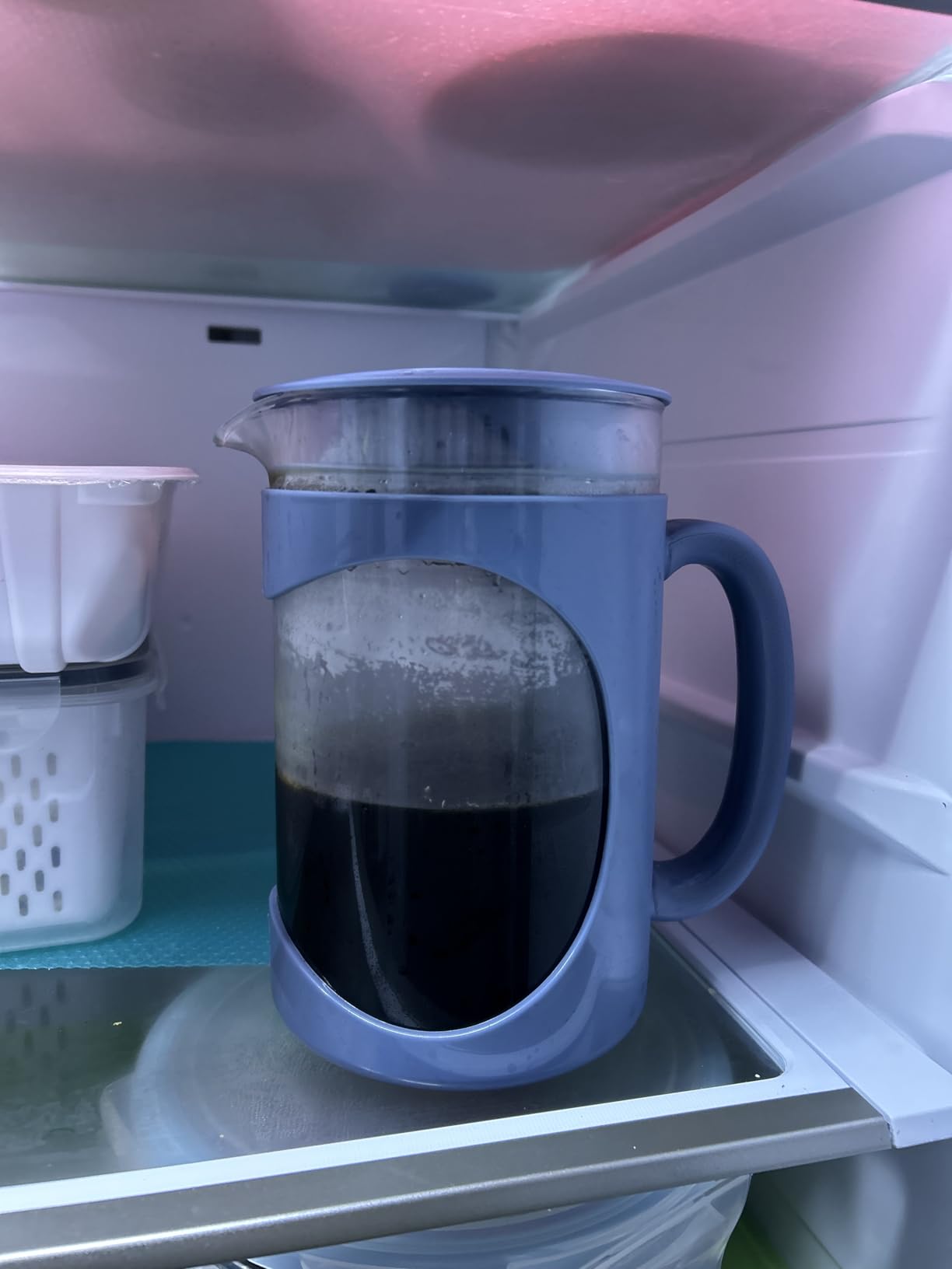 Primula Burke Deluxe Cold Brew Iced Coffee Maker, Comfort Grip Handle, Durable Glass Carafe, Removable Mesh Filter, Perfect 6 Cup Size, Dishwasher Safe, 1.6 qt, Aqua customer photo 2