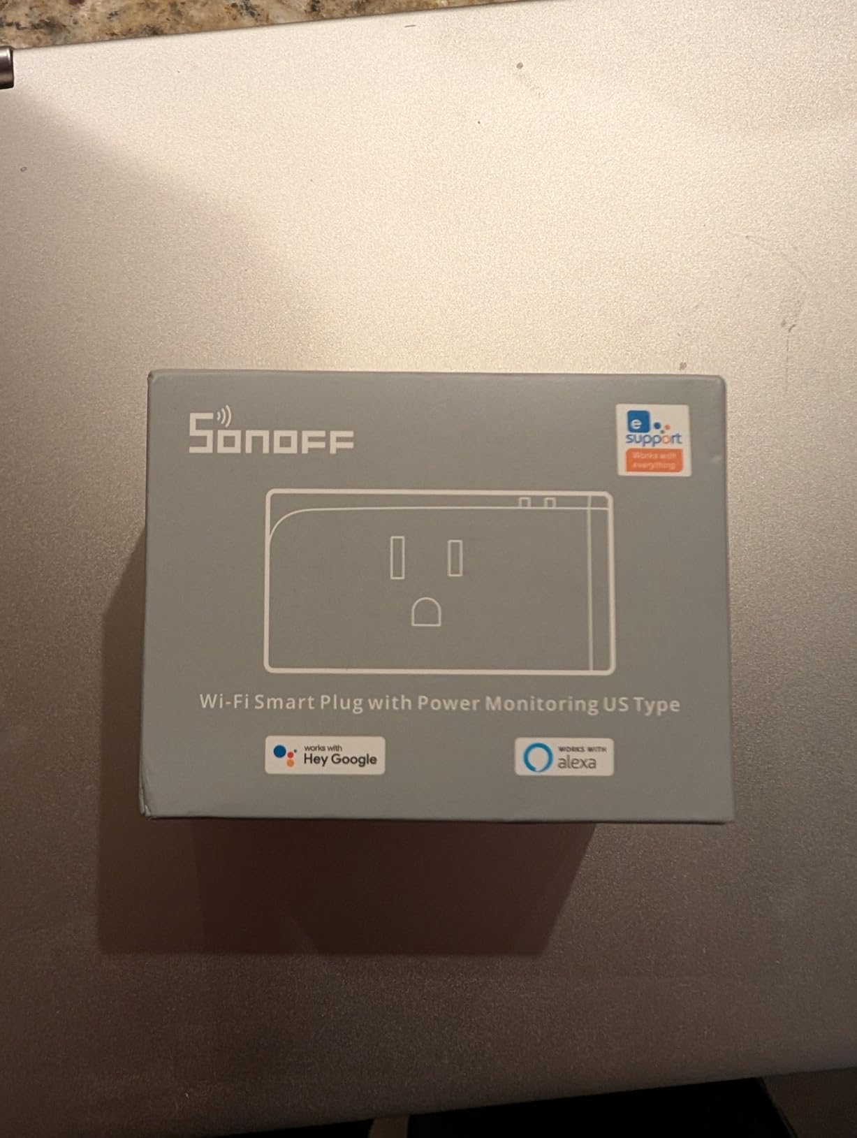 SONOFF S31 WiFi Smart Plug with Energy Monitoring, 15A Smart Outlet Timer Switch ETL Certified, Compatible with Alexa & Google Home, IFTTT Supporting, 2.4 Ghz Wi-Fi Only customer photo 1