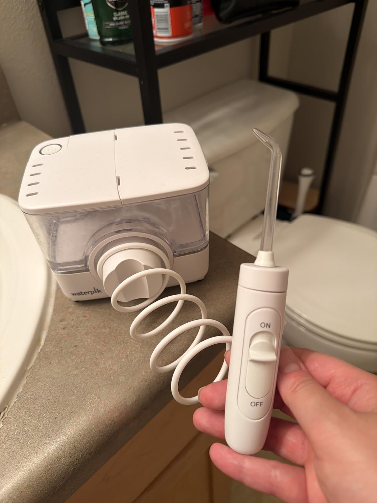 Waterpik ION Professional Water Flosser, Rechargeable and Portable for Teeth, Gums, Braces, 10 Settings, 7 Flossing Tips For Multiple Users And Needs, ADA Accepted, WF-12 White, Packaging May Vary customer photo 2