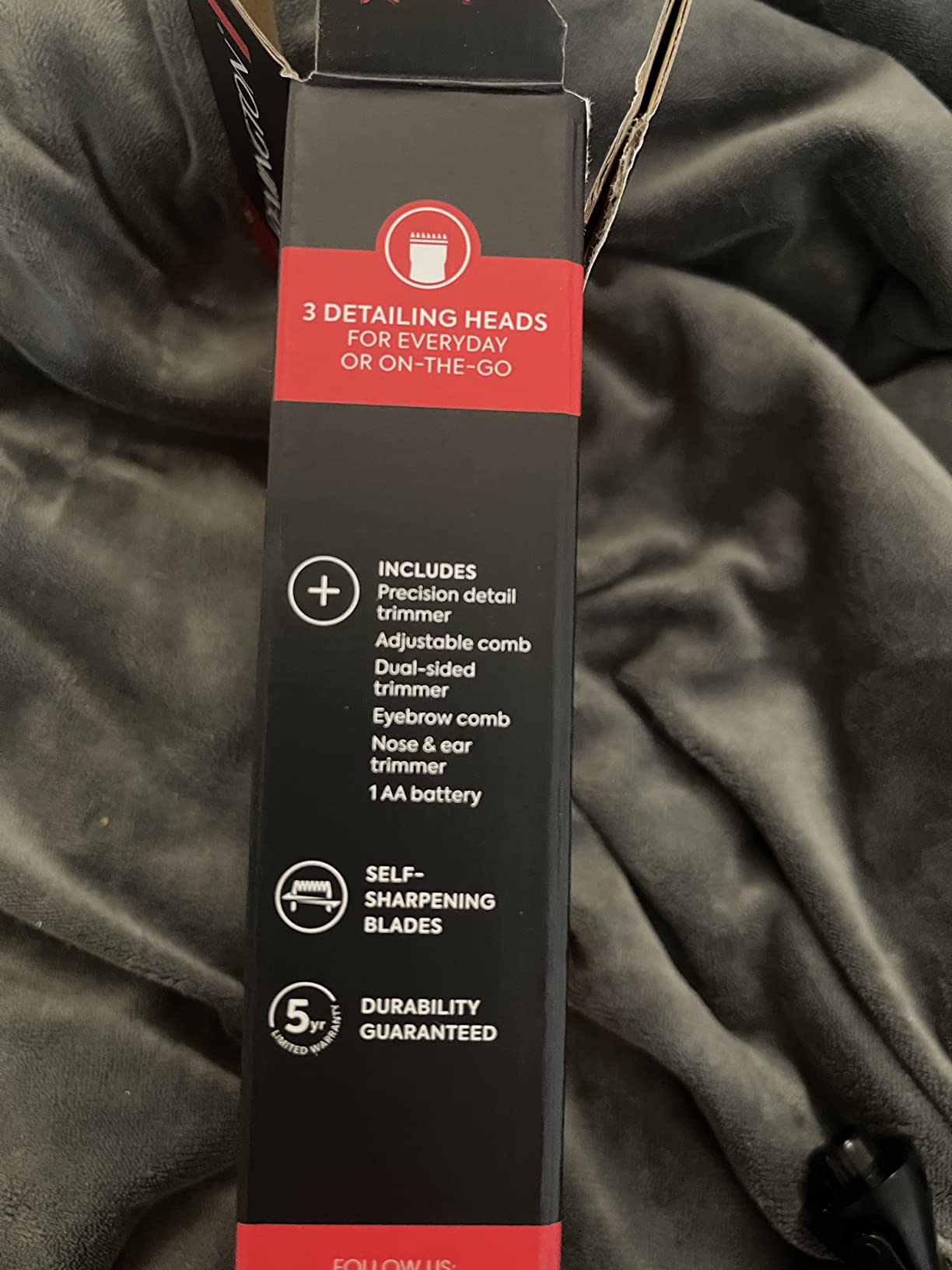 Remington Ultimate Precision Detail Trimmer Black NE3160, Black/Gold, 1 Count customer photo 2