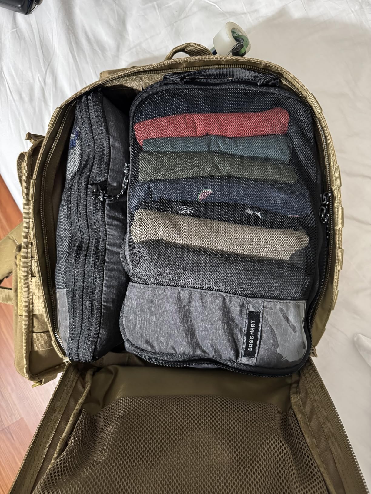 BAGSMART 6 Set /4 Set/2 Set Compression Packing Cubes for Travel, Lightweight Luggage Organizer Bags, Durable Space Saver Bags Travel Essentials customer photo 1
