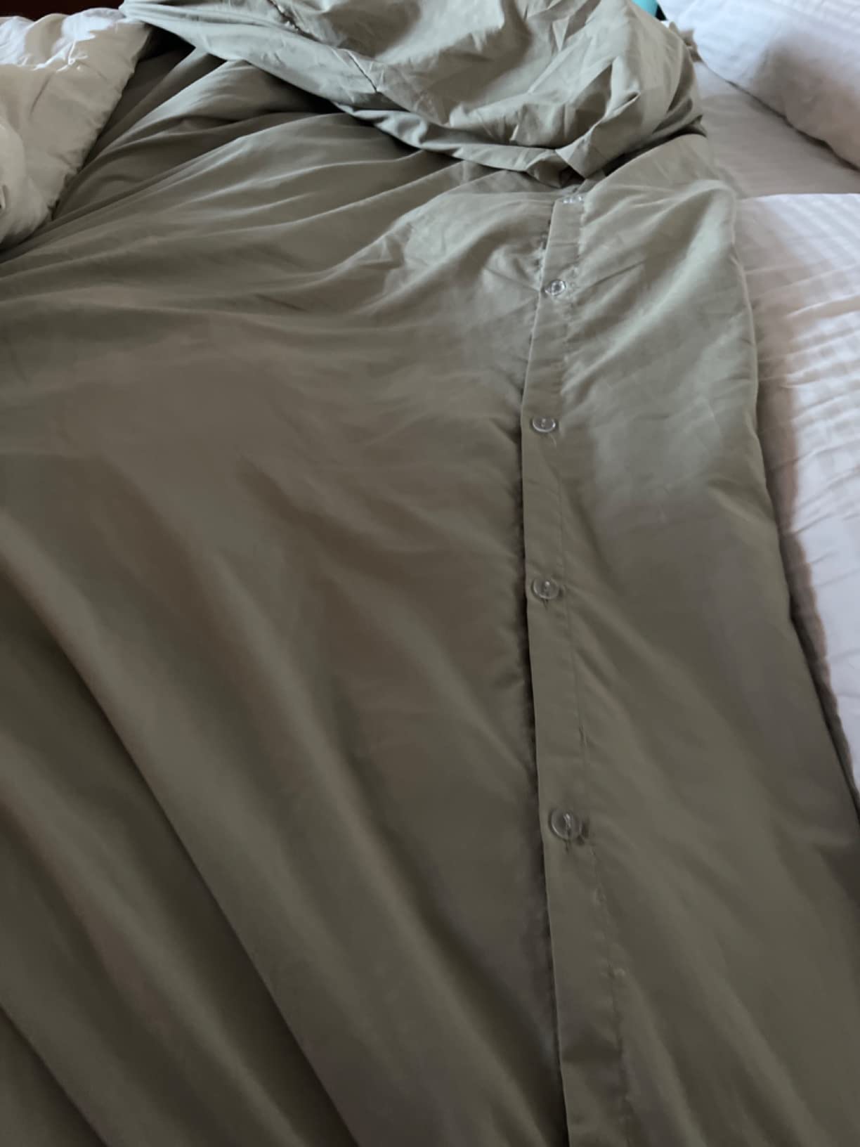 Highland Feather Hungarian White Goose Down Comforter 750 Super Fill Power Fluffy 500 Thread Count Duvet Insert Manufactured in Canada Luxurious Ultra-Soft Cotton Light Breathable - Full Winter customer photo 2