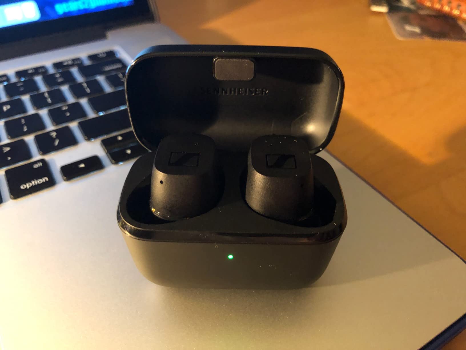 Sennheiser Consumer Audio CX True Wireless Earbuds - Bluetooth In-Ear Headphones with Passive Noise Cancellation, Touch Controls, Bass Boost, IPX4, 27-hour Battery Life, White customer photo 1