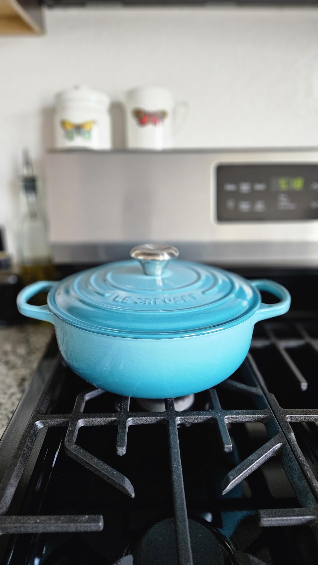 Le Creuset Enameled Cast Iron Signature Sauteuse Oven, 3.5 qt., Cerise customer photo 1