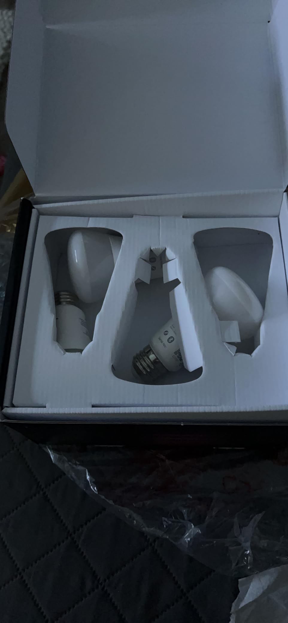 Philips Hue Smart Light Starter Kit - Includes (1) Bridge, (1) Smart Button and (3) Smart 75W A19 LED Bulbs - White and Color Ambiance - 1100LM - E26 - Control with Hue App or Voice Assistant customer photo 1