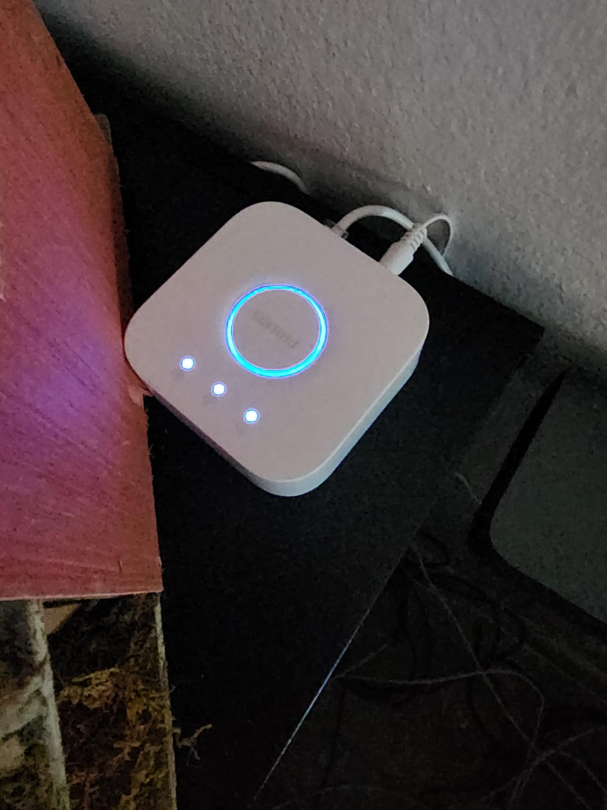 Philips Hue Smart Light Bulbs Starter Kit, Includes (1) Bridge, (2) 60W A19 Bulbs, White and Color Ambiance LED Color Changing Lights, 800LM, E26, Control with App or Voice Assistant customer photo 1