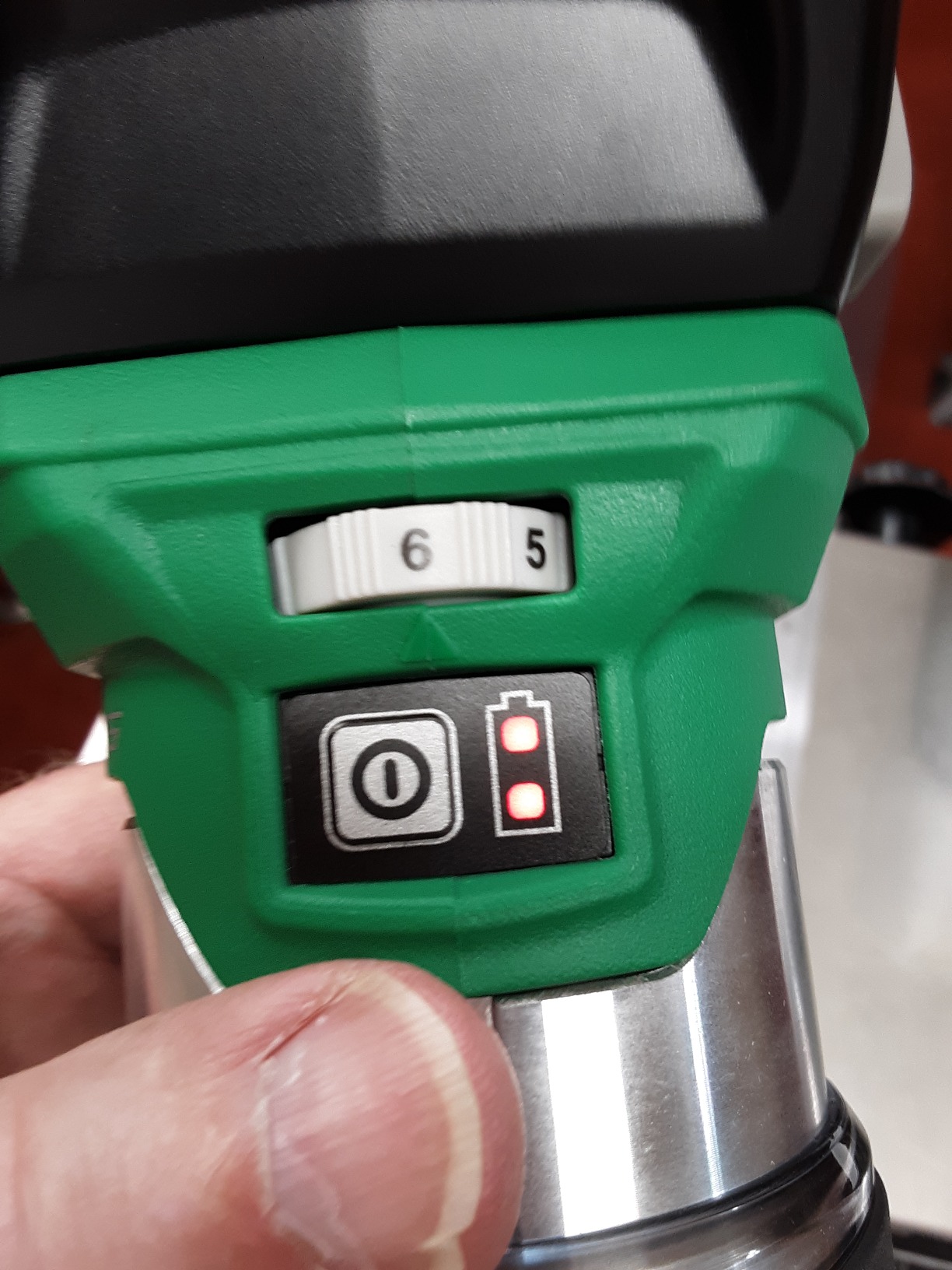 Metabo HPT 18V Cordless Trim Router, Variable Speed 10,000-30,000 RPM, Lightweight Router Design, 1/4-Inch and 3/8-Inch Collets, LED Work Light, Soft Start & Quick Brake, Tool Body Only, M1808DAQ4 customer photo 2