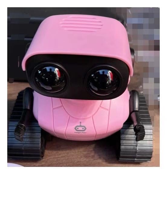 ALLCELE Girls Robot Toy, Rechargeable RC Robot for Kids, Remote Control Toy with Music and LED Eyes customer photo 2