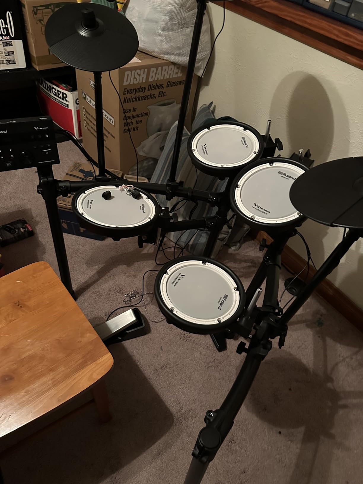 Roland TD-07DMK Electronic V-Drums Kit - Legendary Double-Ply All Mesh Head kit with superior expression and playability, Bluetooth Audio & MIDI customer photo 1