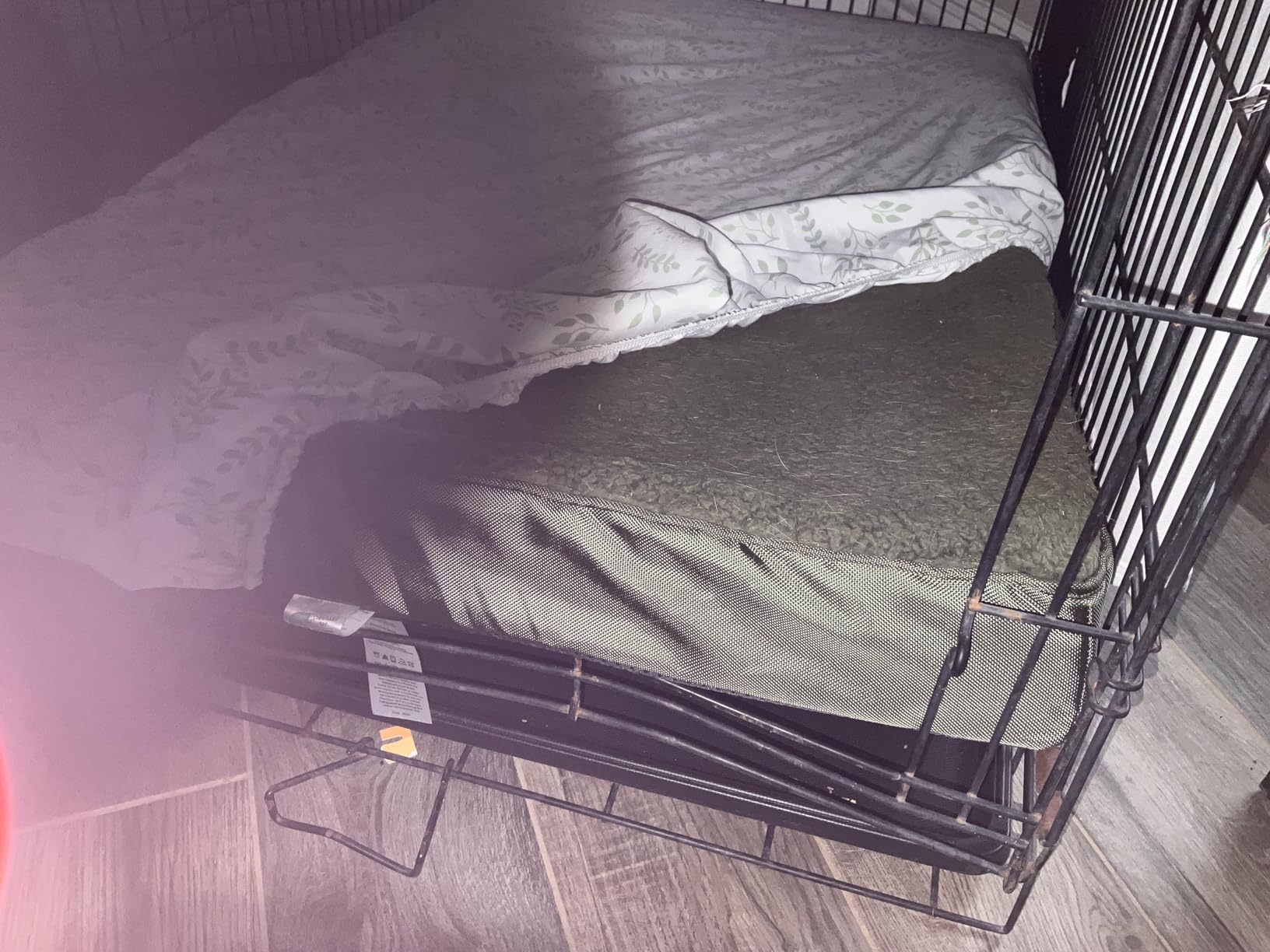 EHEYCIGA Orthopedic XL Dog Beds for Extra Large Dogs with Removable Washable Cover for Crate, Grey, 41x27 customer photo 2