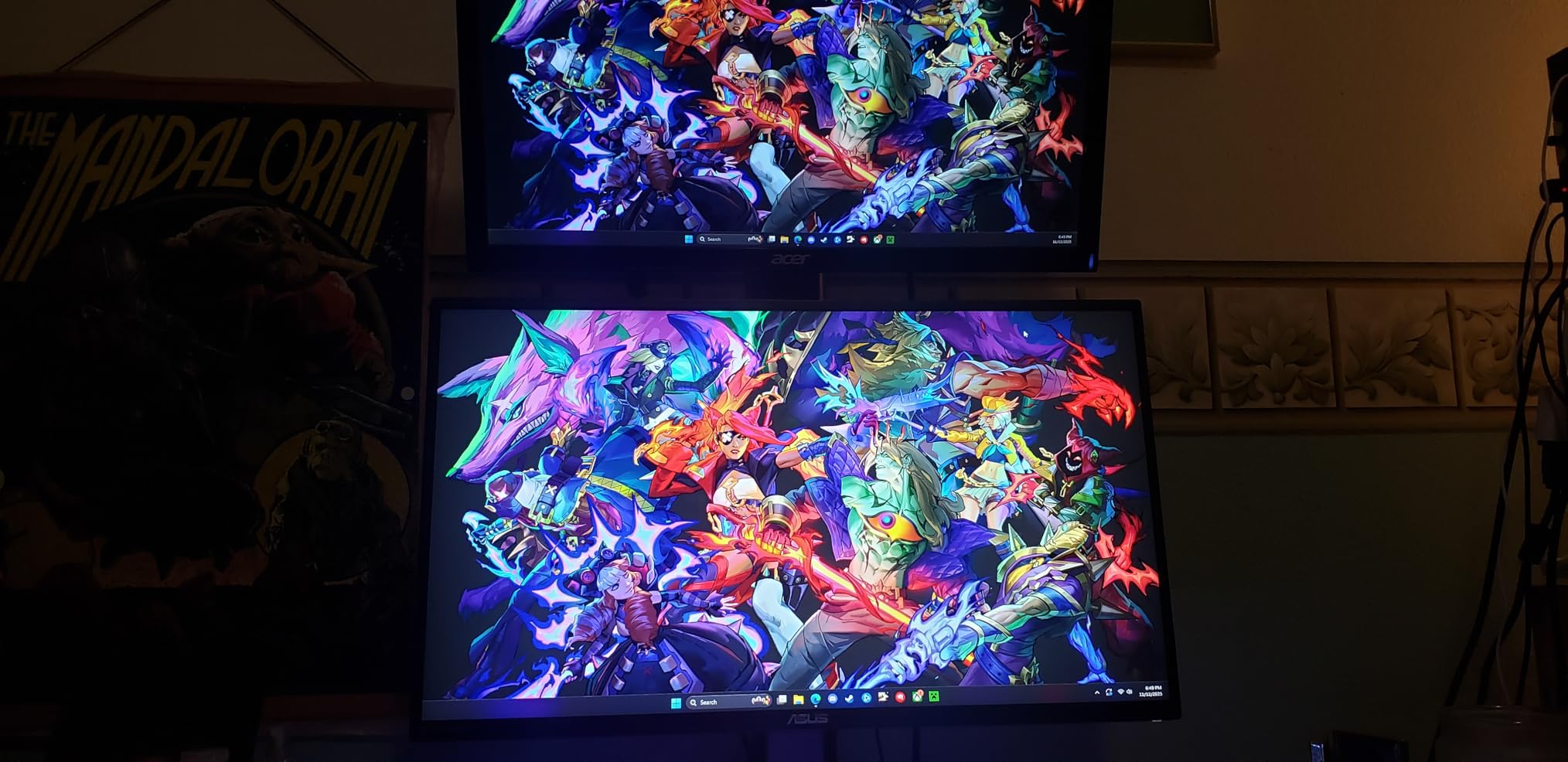 ASUS TUF Gaming 27 Inch Gaming Monitor - Full HD, 1080P, 165Hz (Supports 144Hz), 1ms, Extreme Low Motion Blur, FreeSync Premium, Shadow Boost, Eye Care, HDMI, DisplayPort - VG277Q1A customer photo 1