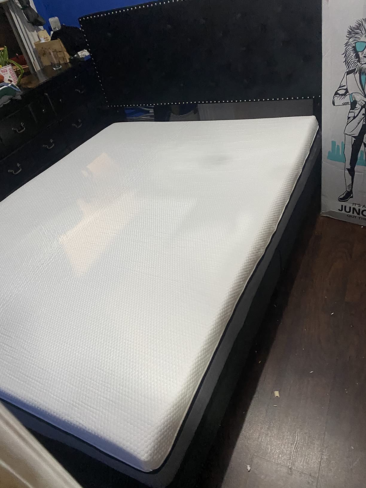 Lull Luxe 6 Layer Queen Hybrid Mattress in a Box | Highest Density 13 Inch Memory Foam Mattress with Individually Wrapped Springs | 365 Night Trial customer photo 1