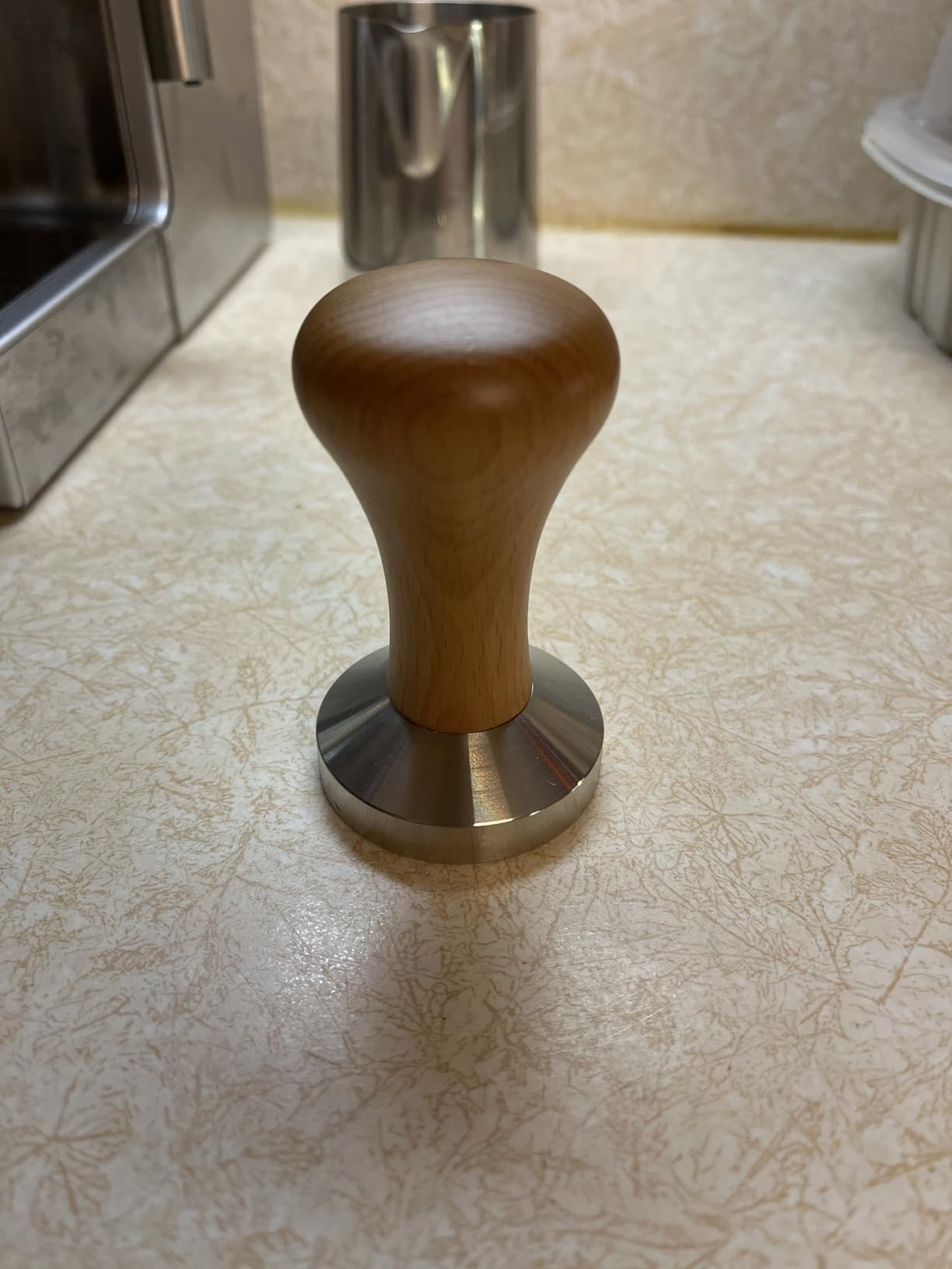 51mm Espresso Tamper - Premium Barista Coffee Tamper Classic Series Stainless Steel with Solid Wood Handle customer photo 1