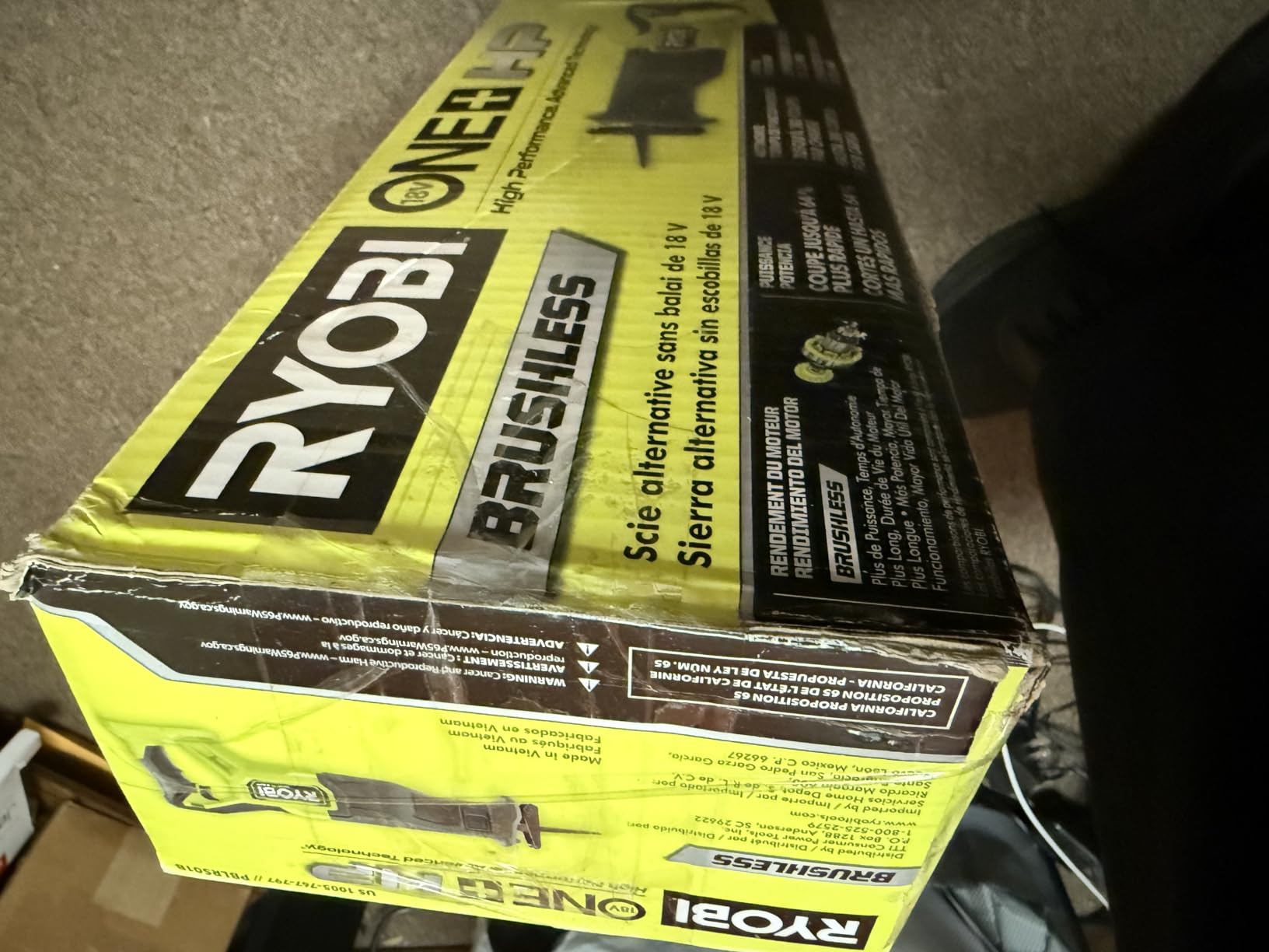 RYOBI ONE+ HP 18V Brushless Cordless Reciprocating Saw (Tool Only) customer photo 2