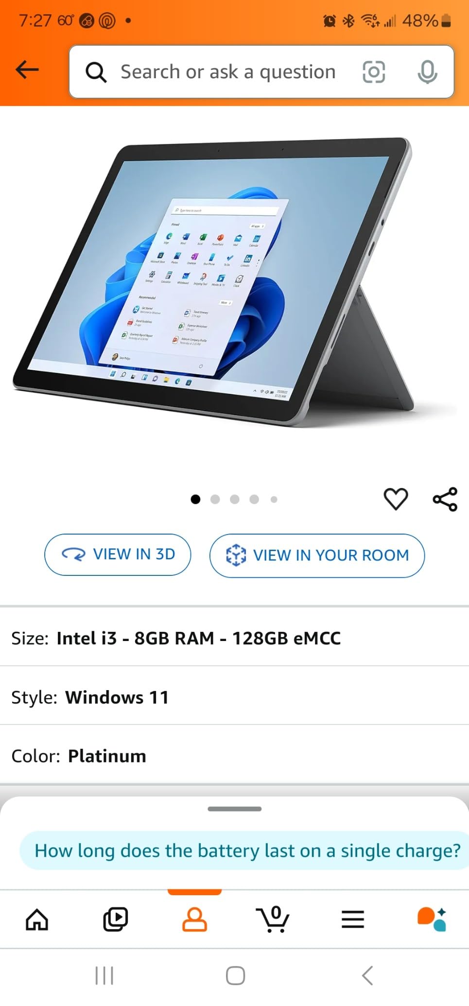 Microsoft Surface Go 3-10.5