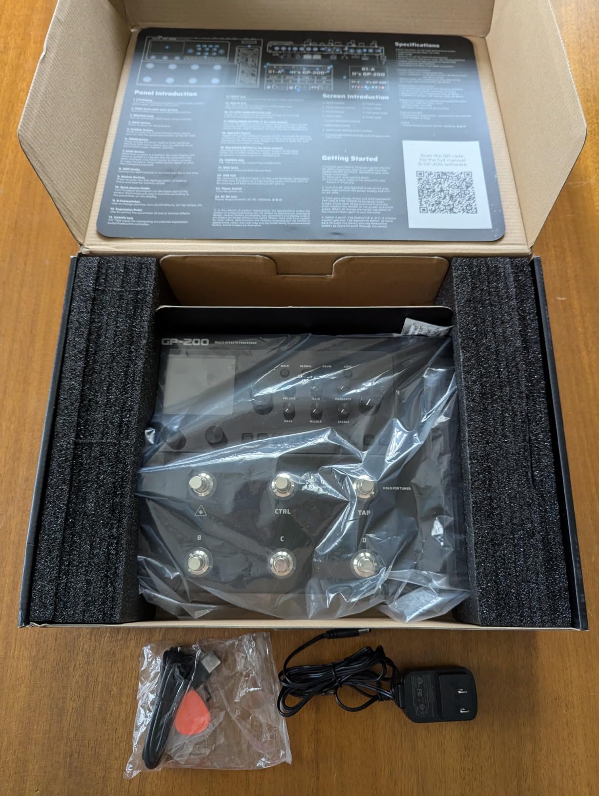 VALETON GP-200 Multi-Effects Guitar/Bass Pedal with Expression, FX Loop, MIDI, Amp Modeling, IR Cab Simulation, Stereo, USB Interface customer photo 3