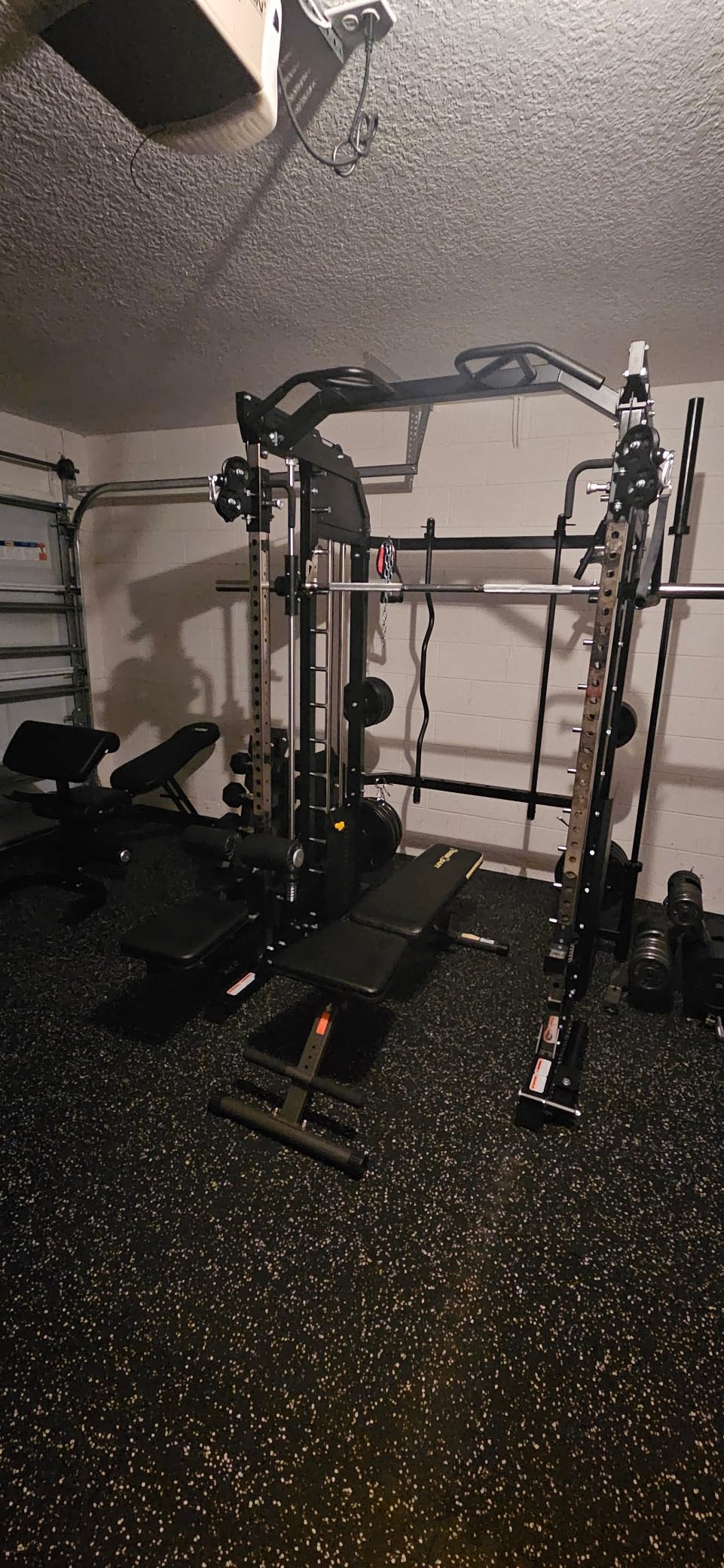 Hercules EX Commercial All-in-One Home Gym Machine, 2000 lb Capacity, 400 lb Weight Stack, Adjustable Bench, Leg Press, Jammer Arms, Leg Extension, Arm Curl, LAT Seat & 24 Attachments customer photo 1