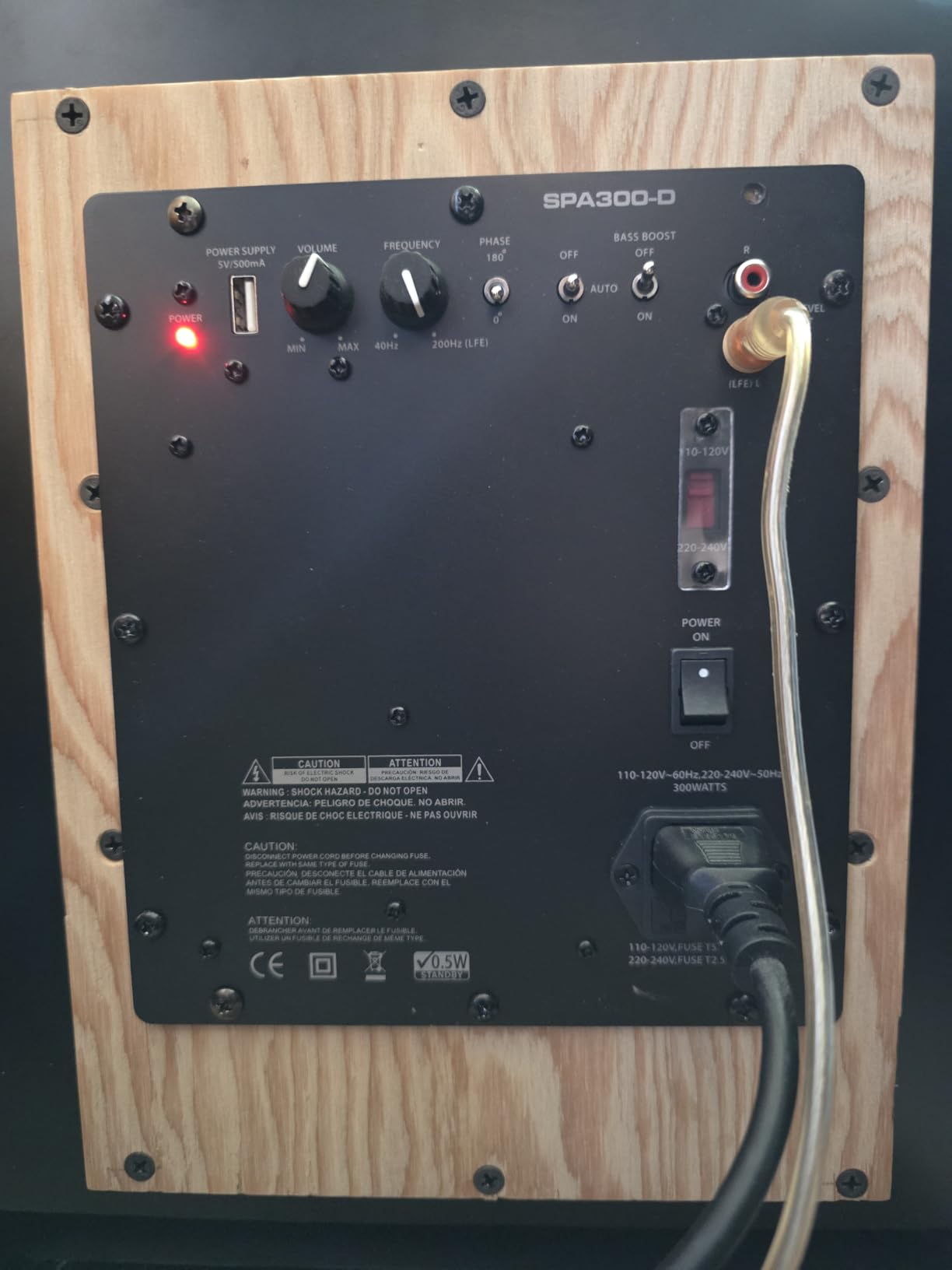 Dayton Audio SPA300-D 300 Watt Class-D Subwoofer Plate Amplifier customer photo 2