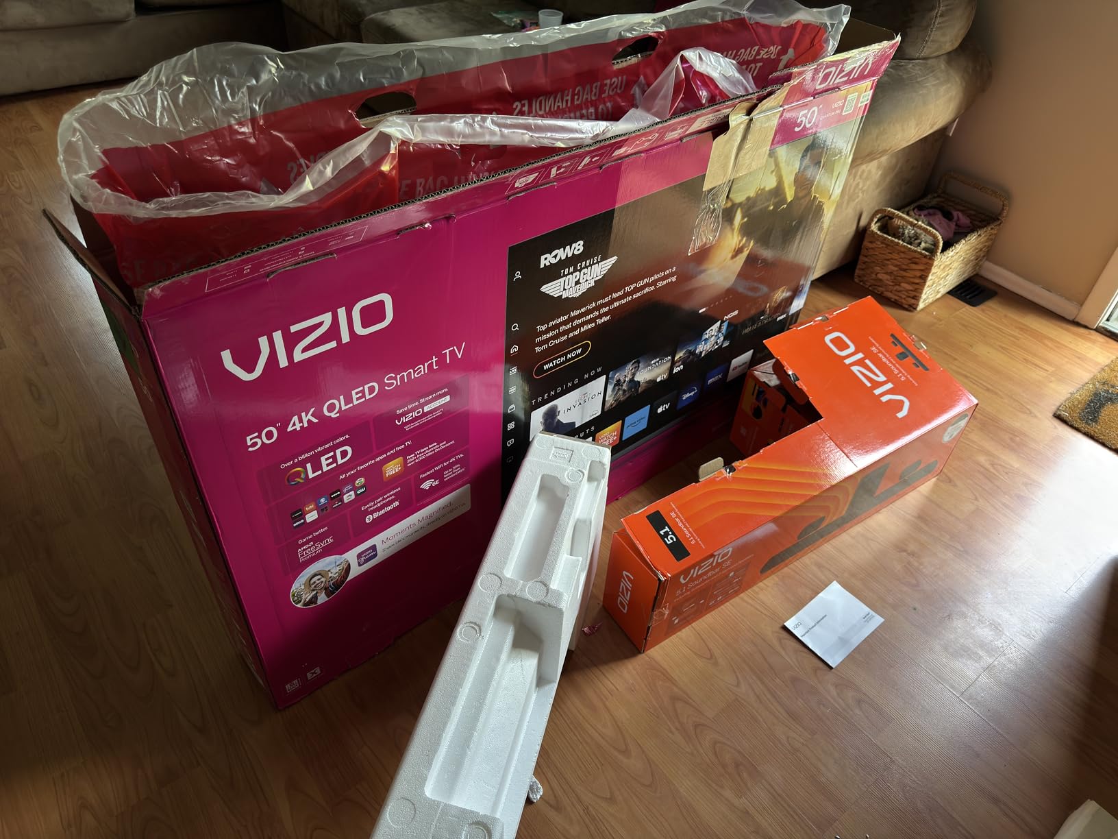 VIZIO 50-inch Quantum Pro 4K 120Hz QLED HDR10+ Smart TV with Dolby Vision, Active Full Array, 240Hz @ 1080p PC Gaming, WiFi 6E, Apple AirPlay, Chromecast Built-in, M50QXM-K01, 2023 Model customer photo 2