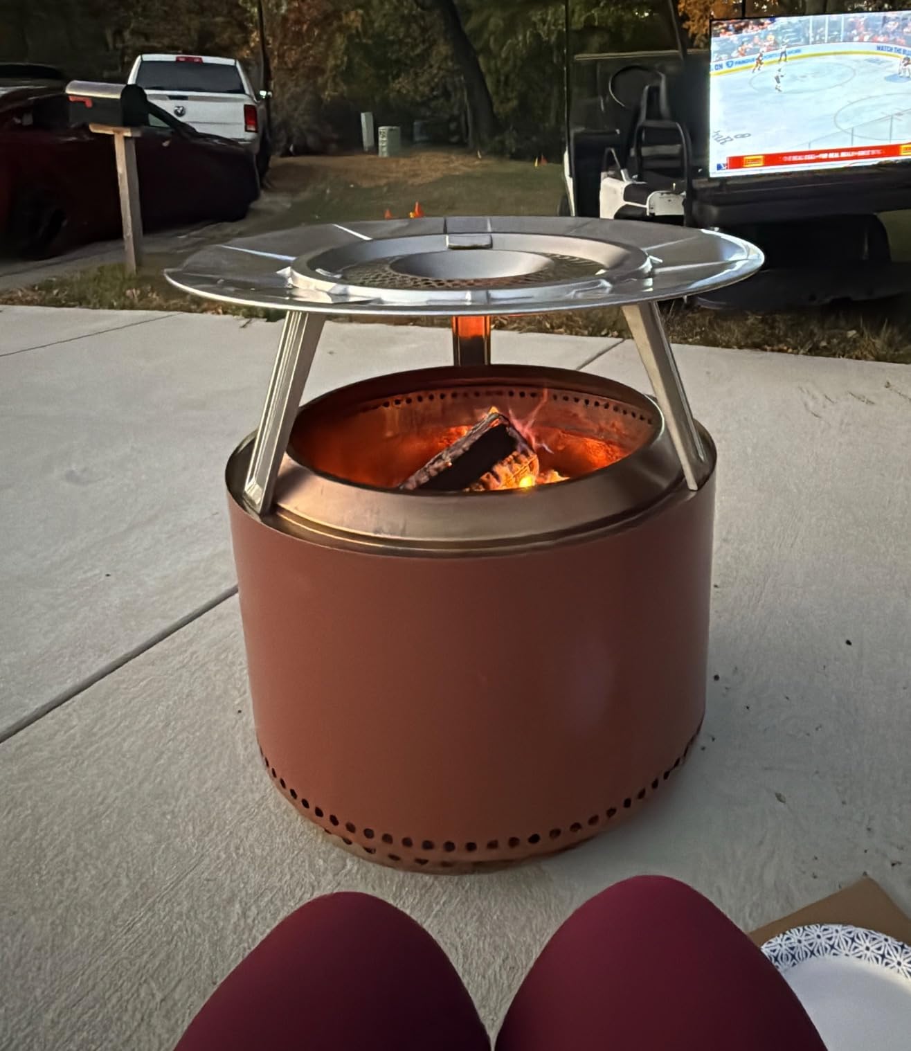 Solo Stove Bonfire Heat Deflector - Enhance Warmth and Comfort for Your Fire Pit - Durable 304 Stainless Steel - Maximizes Heat Radius customer photo 2