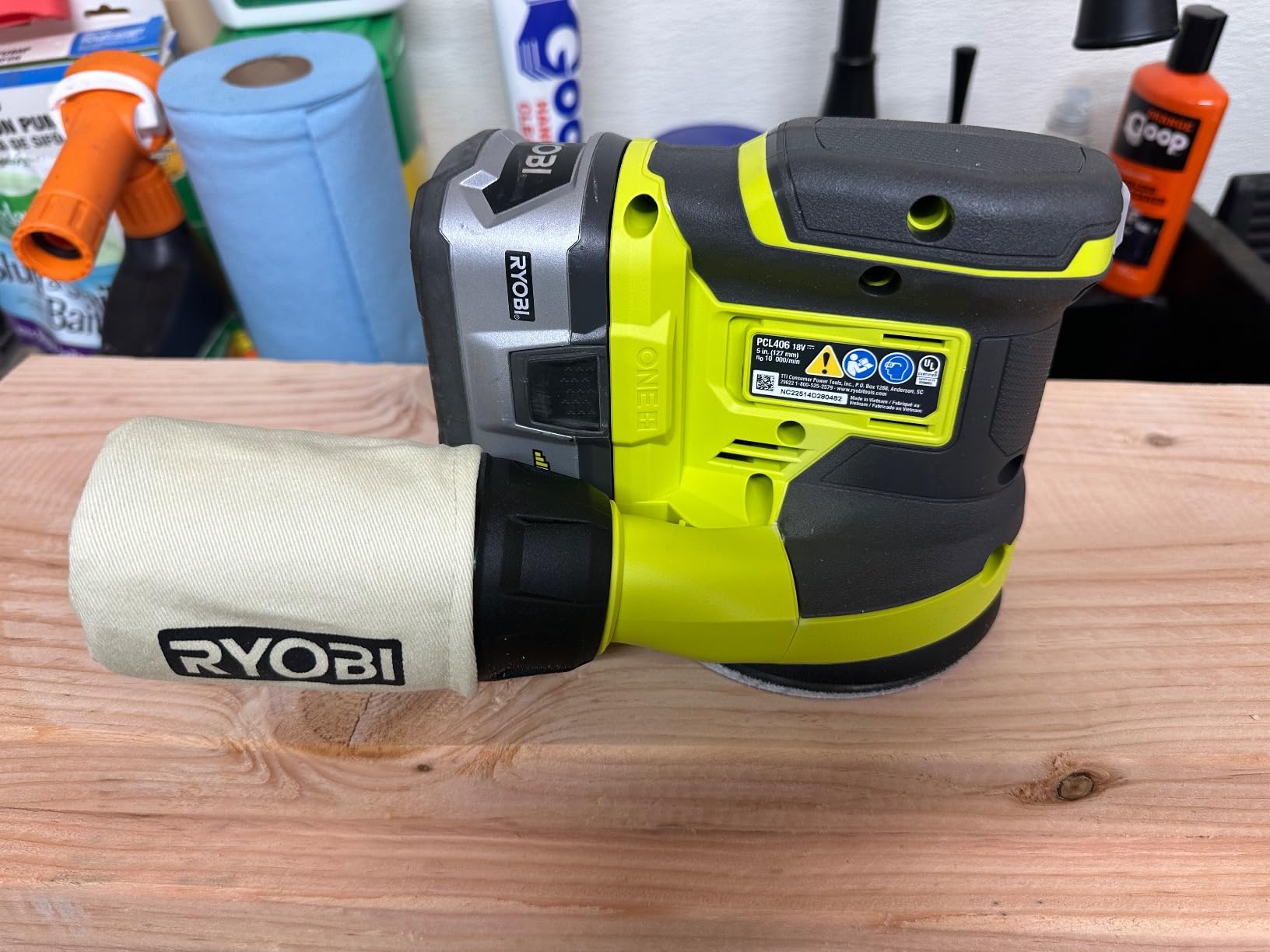 Ryobi ONE+ 18V Cordless 5 in. Random Orbit Sander Tool ONLY customer photo 2