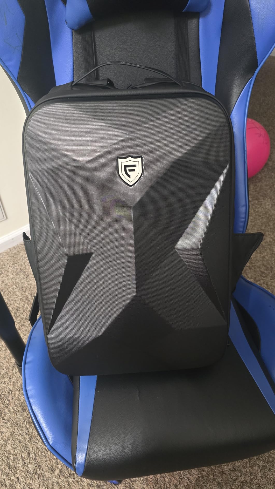 FENRUIEN 17 Inch Laptop Backpack for Men, Waterproof Anti Theft Computer Backpack with USB C Charging Port, Hardshell Gaming Laptop Bag, Black customer photo 1