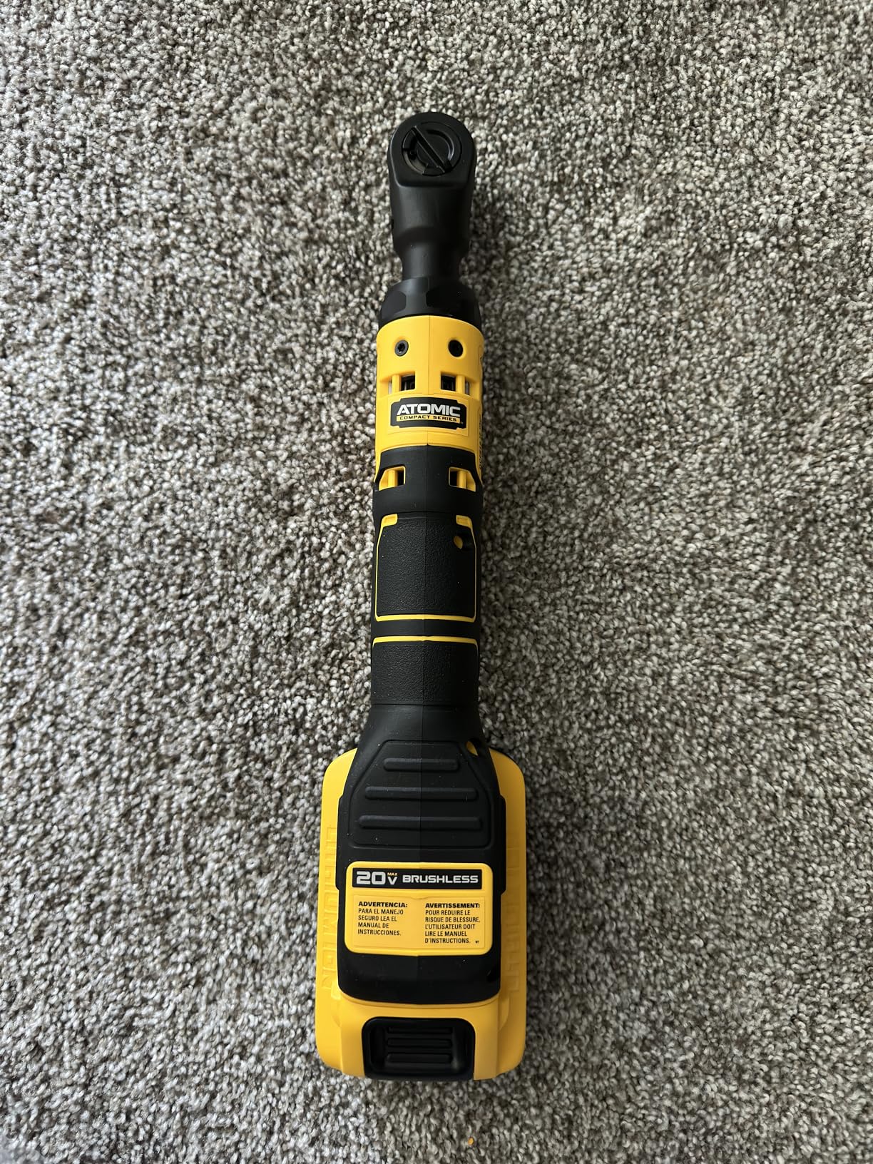 DEWALT ATOMIC 20V MAX Brushless Cordless Ratchet, 1/2 Inch, Bare Tool Only (DCF512B) customer photo 2