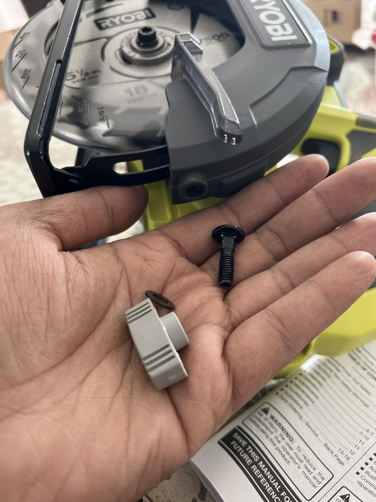 Ryobi ONE+ 18V Cordless 5 1/2 in. Circular Saw Tool Only customer photo 1