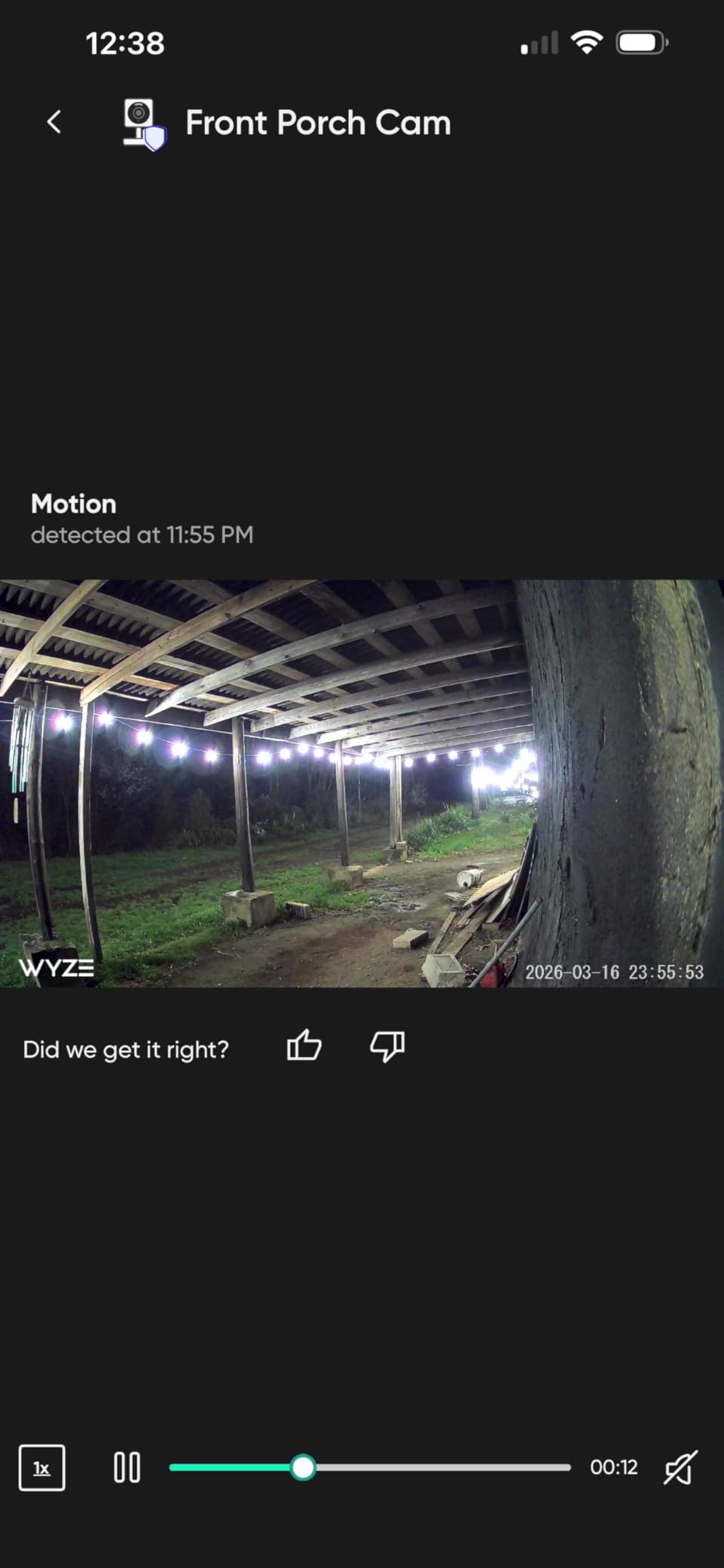 Wyze Cam OG Indoor/Outdoor 1080p Wi-Fi Smart Home Security Camera with Color Night Vision, Built-in Spotlight, Motion Detection, 2-Way Audio customer photo 1