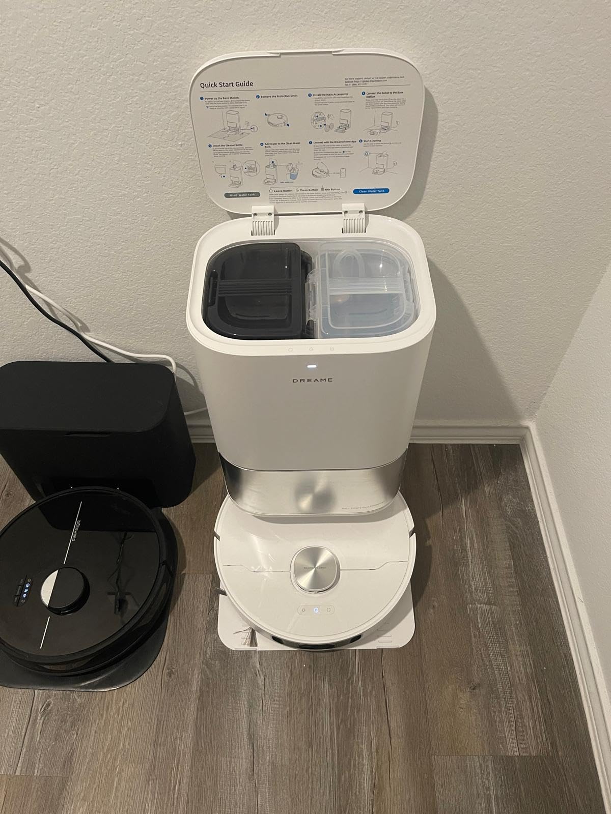 DREAME L10s Ultra Robot Vacuum and Mop Combo, Auto Mop Cleaning and Drying, Self-Refilling and Self-Emptying Base for 60 Days of Cleaning, 5300Pa Suction and AI Navigation, Compatible with Alexa customer photo 2