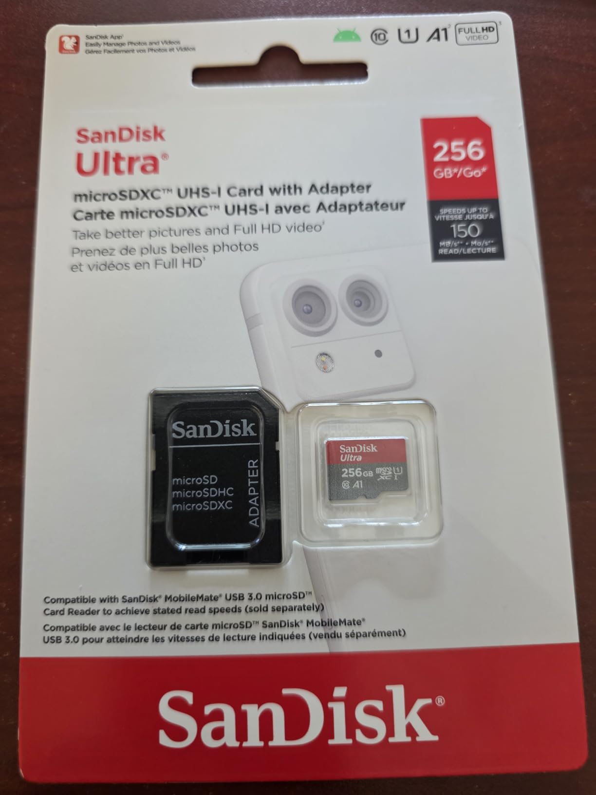 SANDISK 64GB Ultra microSDXC UHS-I Memory Card with Adapter - Up to 140MB/s, C10, U1, Full HD, A1, Micro SD Card - SDSQUAB-064G-GN6MA customer photo 1