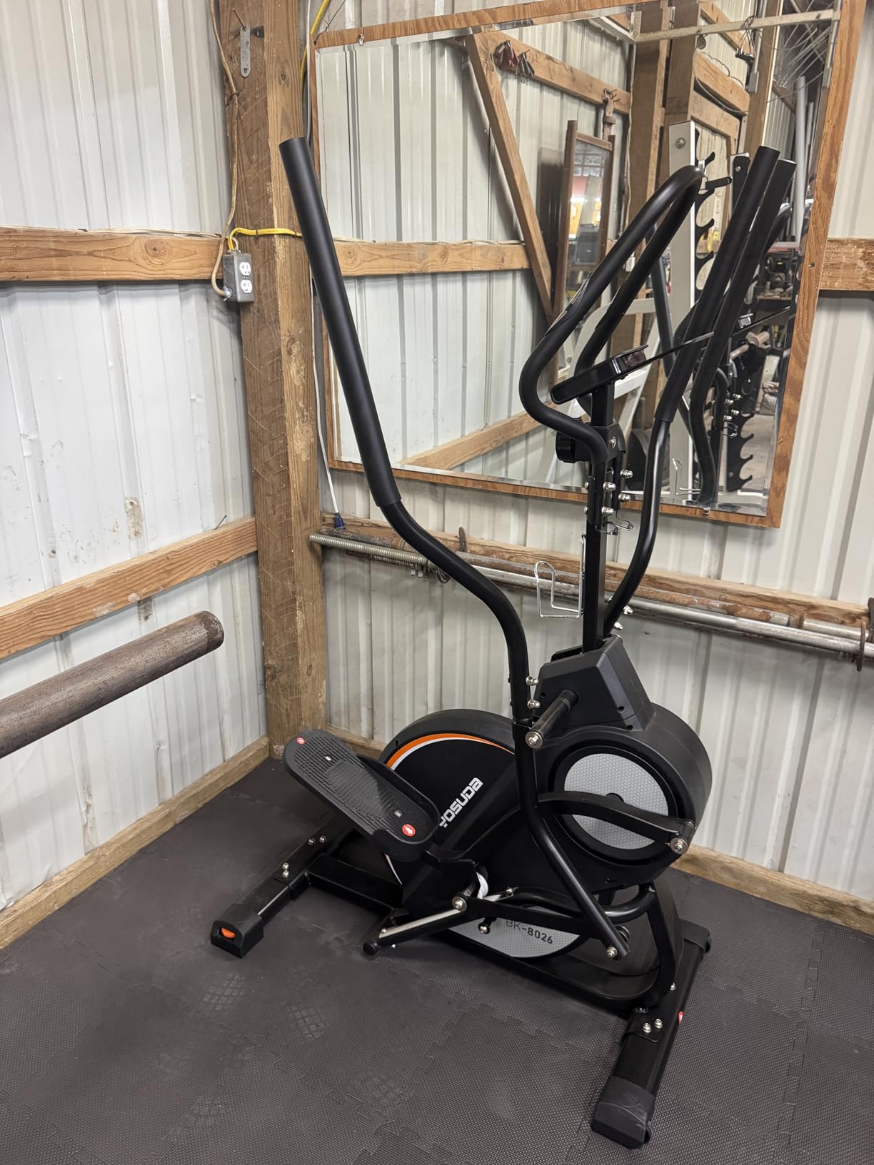 YOSUDA Elliptical Exercise Machine, Compact 3-in-1 (Elliptical + Cardio Climber + Stair Stepper) Elliptical for Home with 45Incline, 15.5IN Stride, 16 Levels Resistance, Support Kinomap/Fed APP customer photo 1