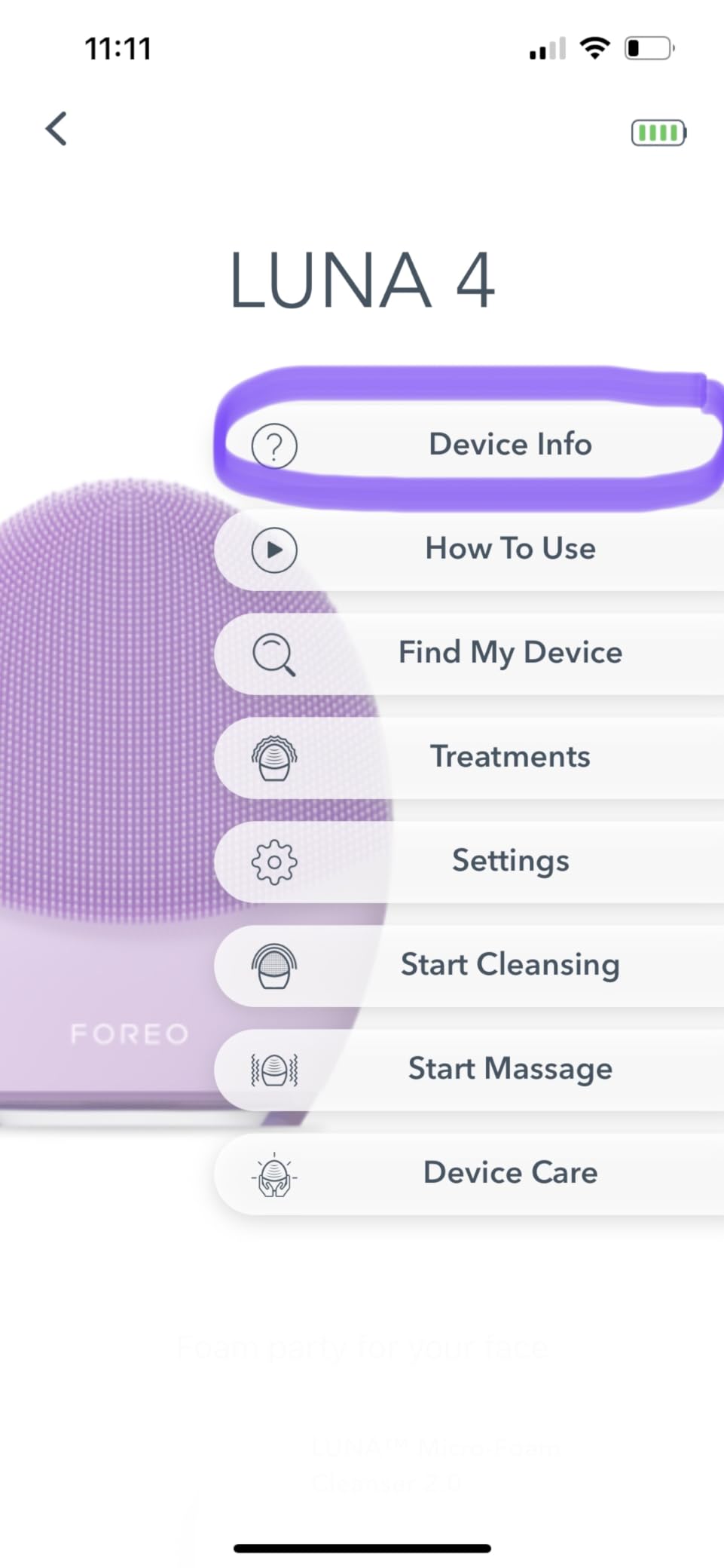 FOREO LUNA 4 Face Cleansing Brush - Firming Face Massager - Anti Aging Care - Enhances Absorption - Sensitive Skin customer photo 2